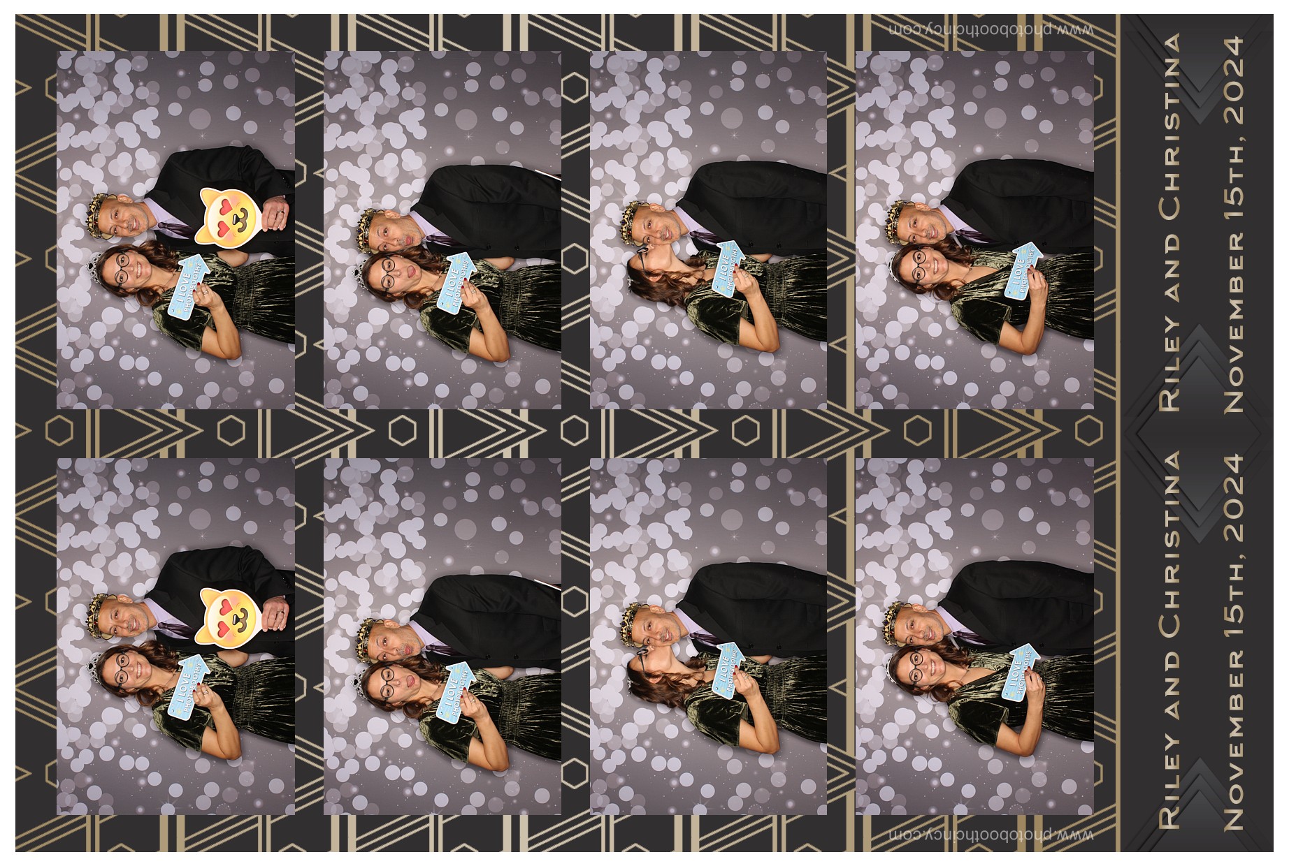 Christina & Riley | View more photos from the event at gallery.photoboothcincy.com/u/PhotoBoothCincy/Christina-Riley