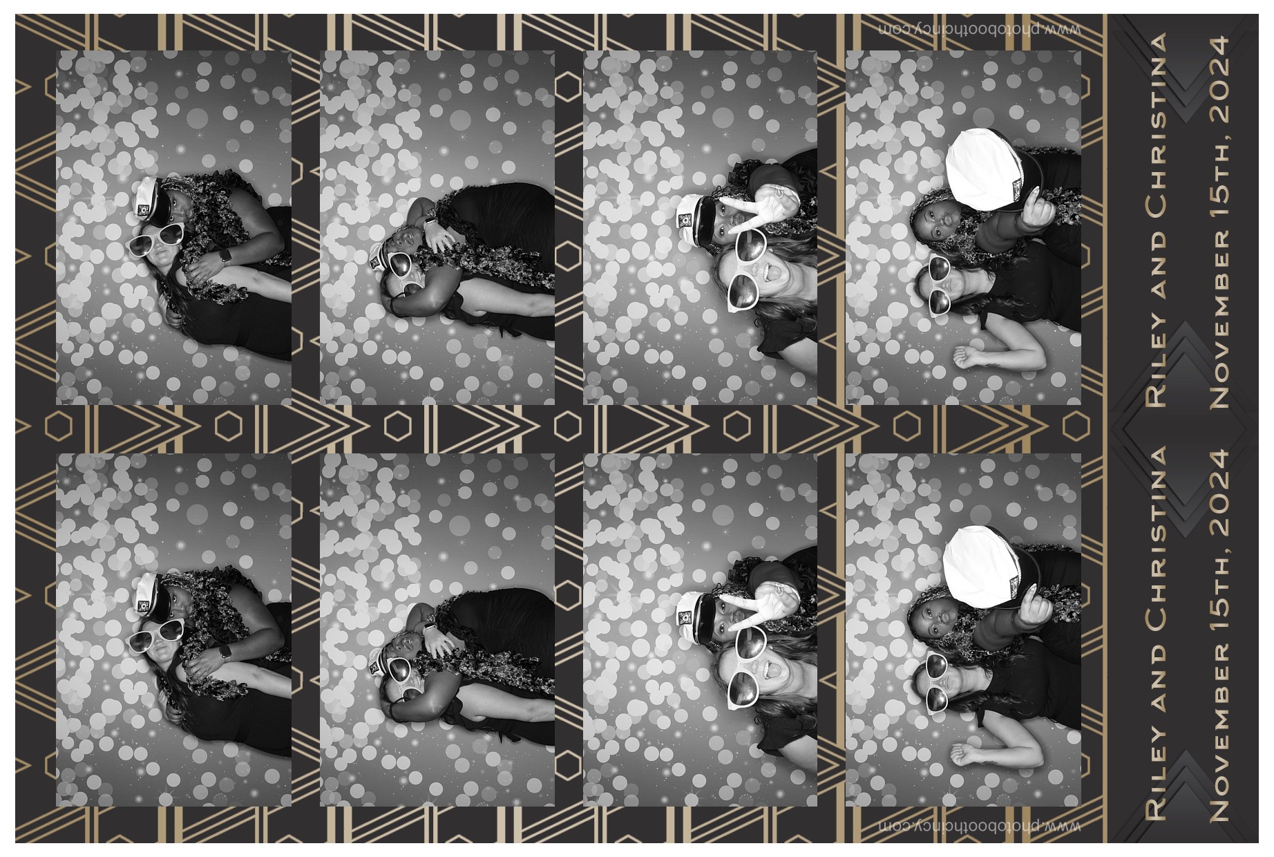 Christina & Riley | View more photos from the event at gallery.photoboothcincy.com/u/PhotoBoothCincy/Christina-Riley