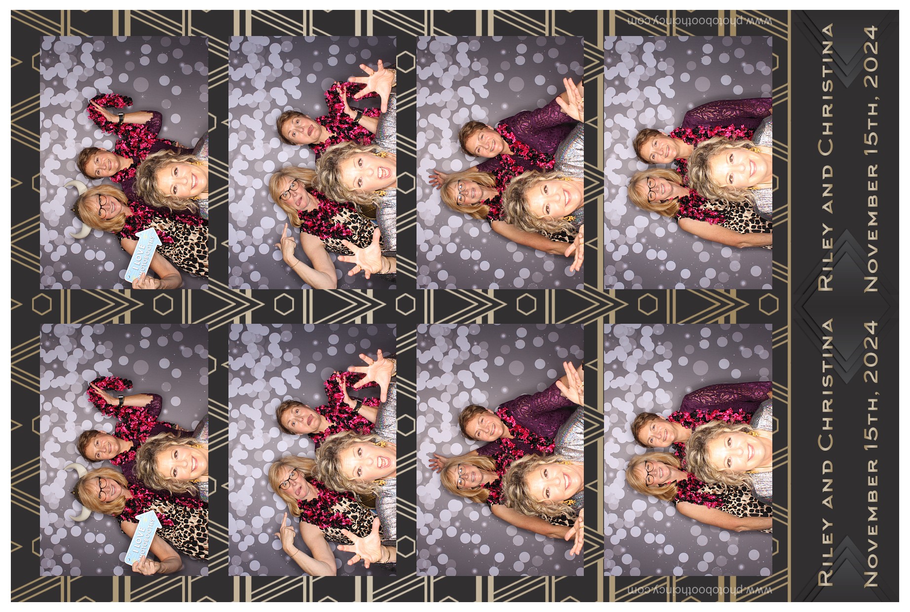 Christina & Riley | View more photos from the event at gallery.photoboothcincy.com/u/PhotoBoothCincy/Christina-Riley