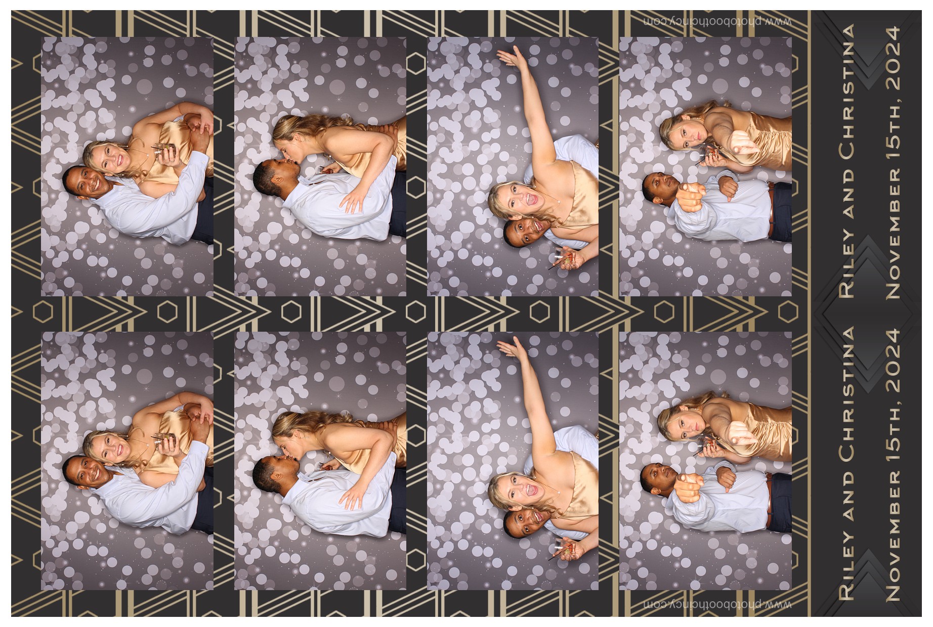 Christina & Riley | View more photos from the event at gallery.photoboothcincy.com/u/PhotoBoothCincy/Christina-Riley