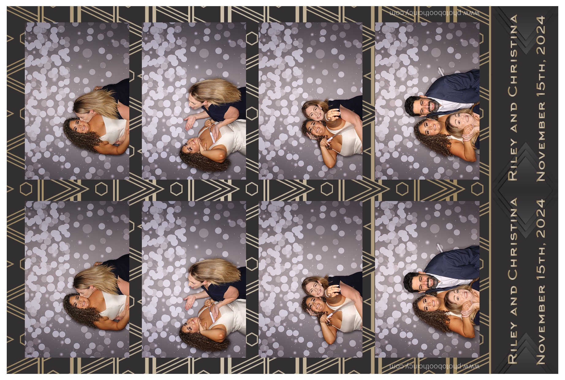 Christina & Riley | View more photos from the event at gallery.photoboothcincy.com/u/PhotoBoothCincy/Christina-Riley