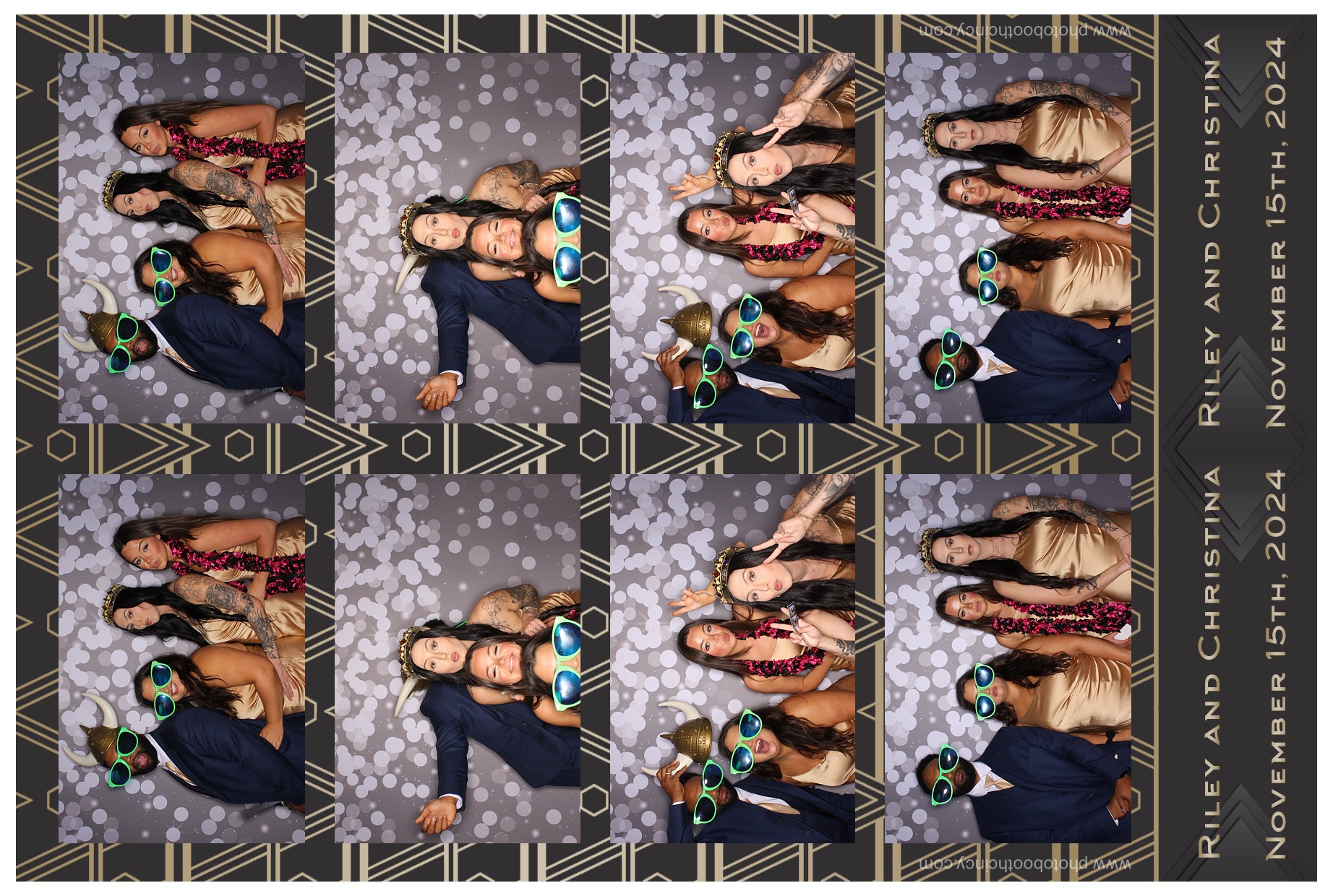 Christina & Riley | View more photos from the event at gallery.photoboothcincy.com/u/PhotoBoothCincy/Christina-Riley