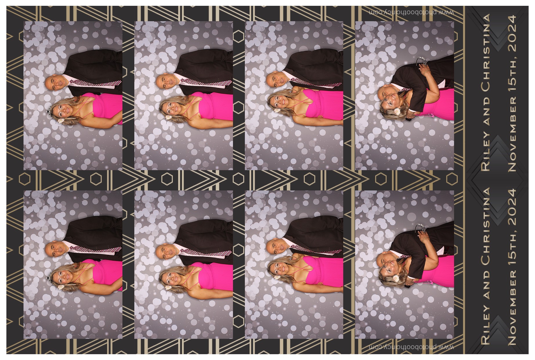 Christina & Riley | View more photos from the event at gallery.photoboothcincy.com/u/PhotoBoothCincy/Christina-Riley
