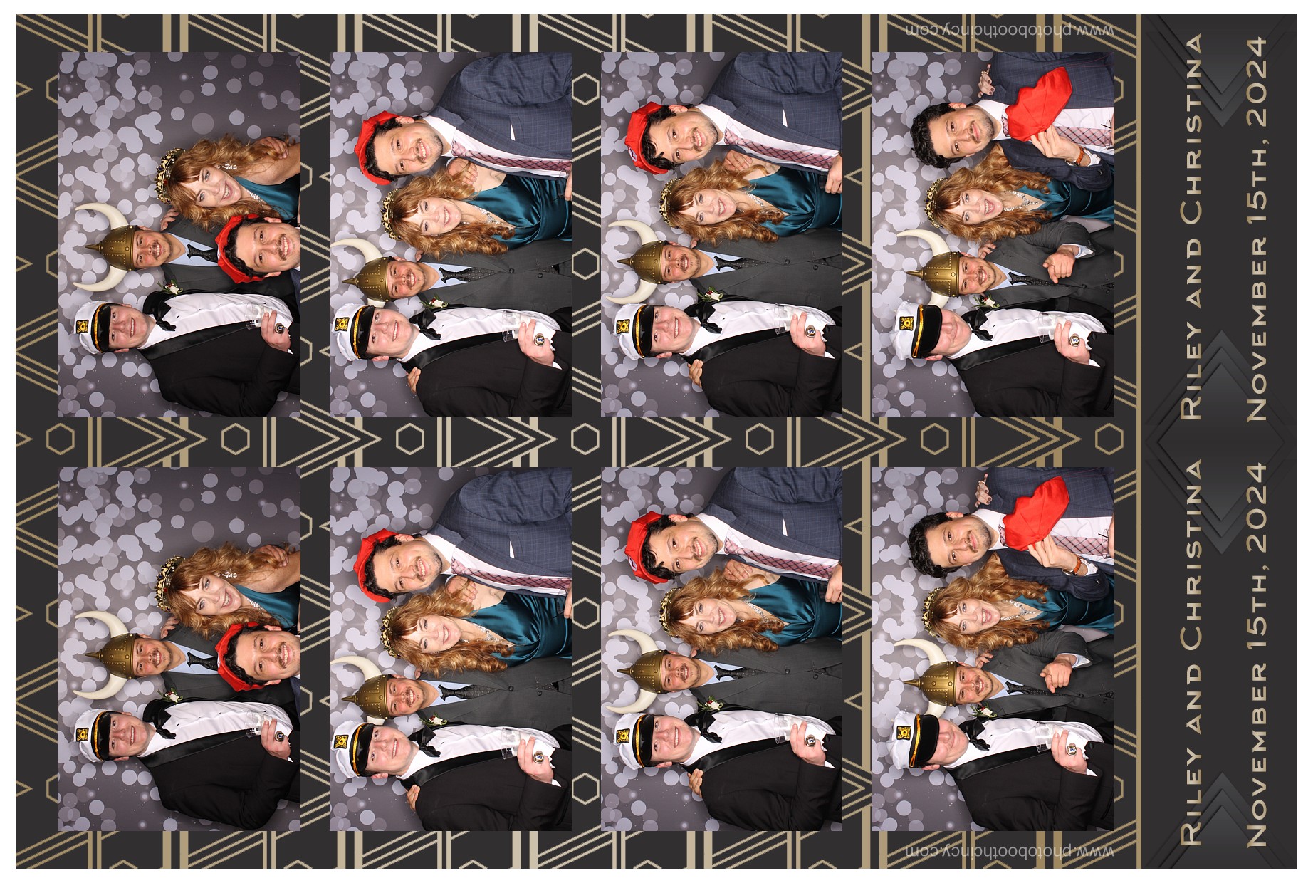 Christina & Riley | View more photos from the event at gallery.photoboothcincy.com/u/PhotoBoothCincy/Christina-Riley