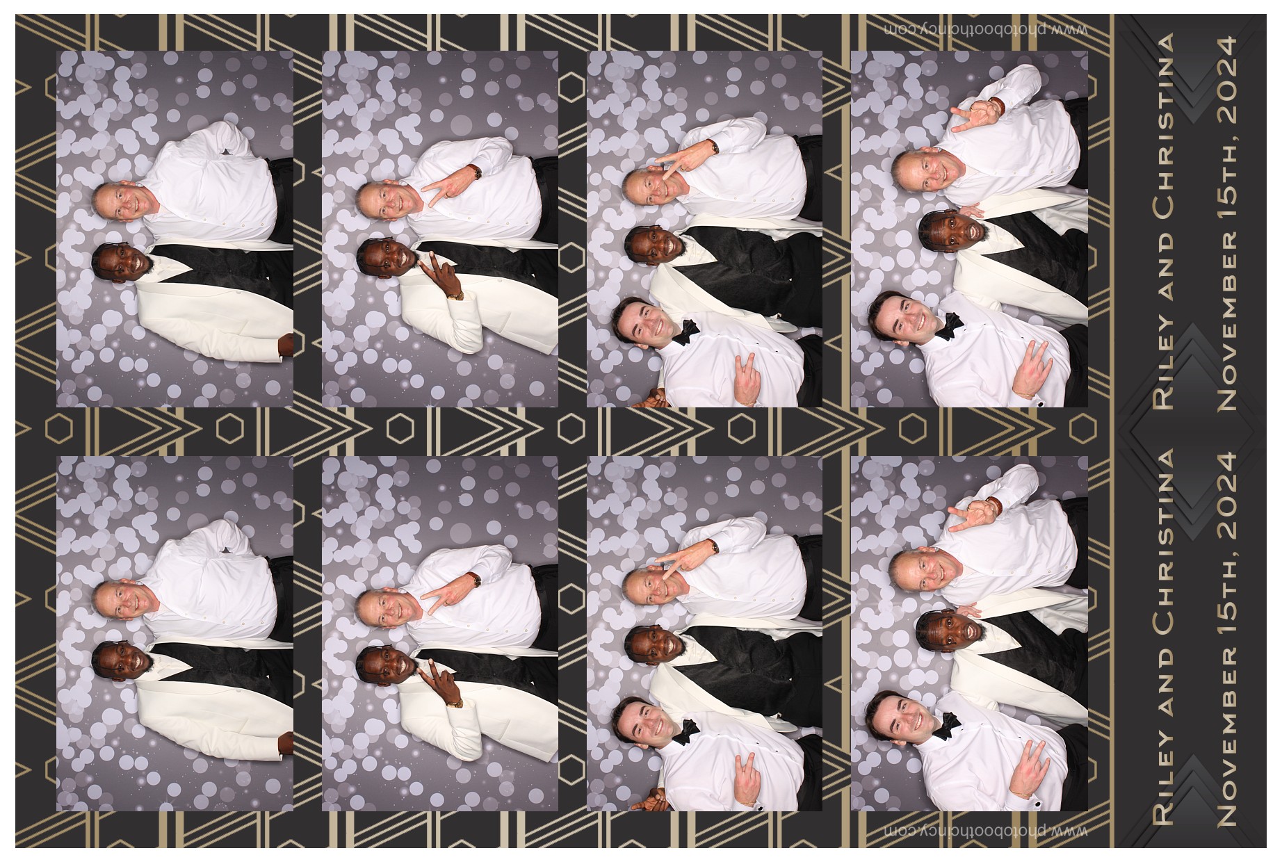 Christina & Riley | View more photos from the event at gallery.photoboothcincy.com/u/PhotoBoothCincy/Christina-Riley