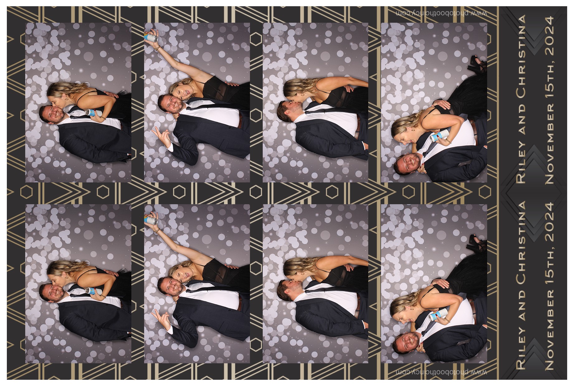 Christina & Riley | View more photos from the event at gallery.photoboothcincy.com/u/PhotoBoothCincy/Christina-Riley