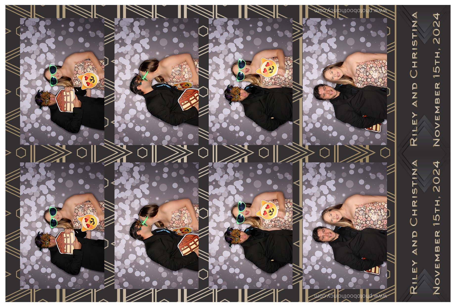 Christina & Riley | View more photos from the event at gallery.photoboothcincy.com/u/PhotoBoothCincy/Christina-Riley