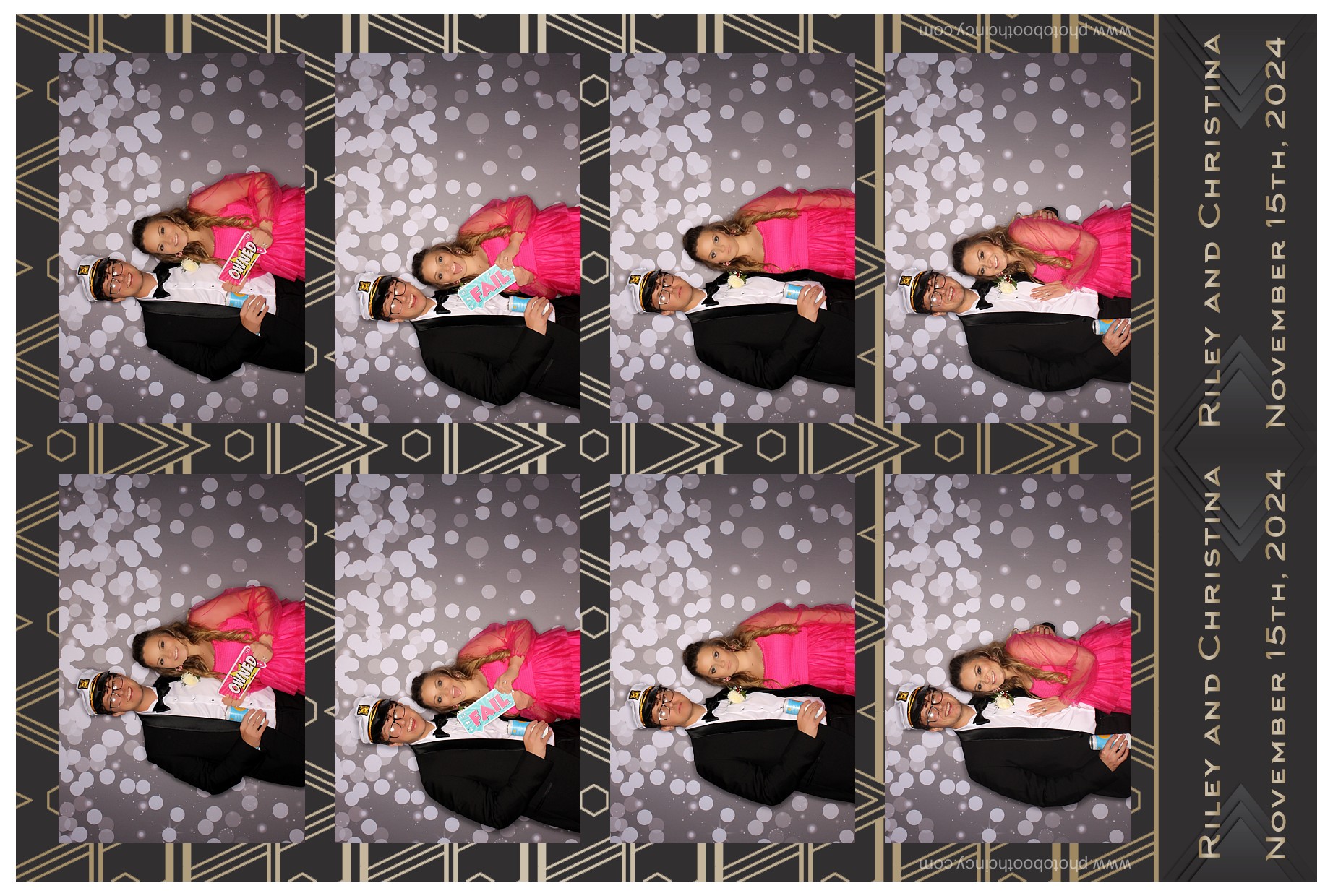Christina & Riley | View more photos from the event at gallery.photoboothcincy.com/u/PhotoBoothCincy/Christina-Riley