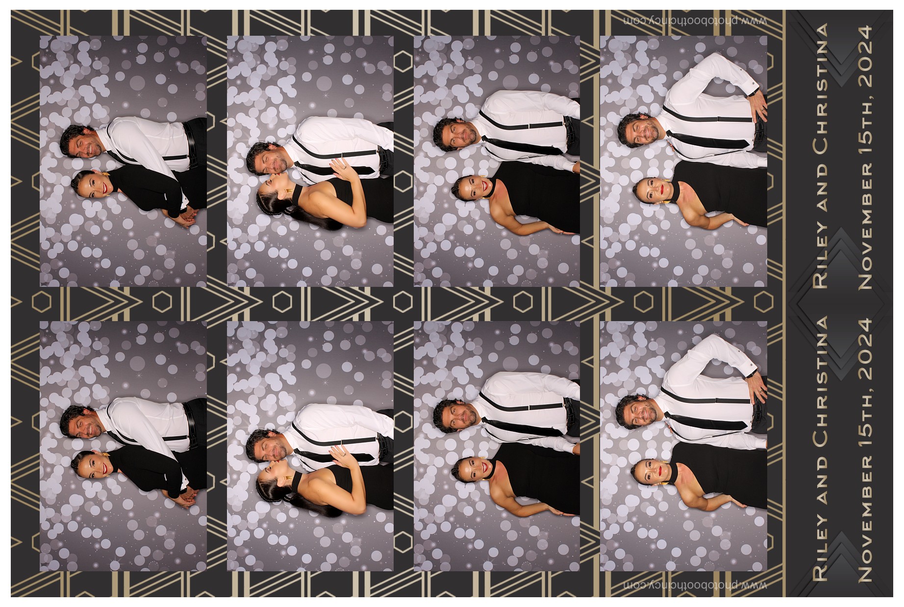 Christina & Riley | View more photos from the event at gallery.photoboothcincy.com/u/PhotoBoothCincy/Christina-Riley