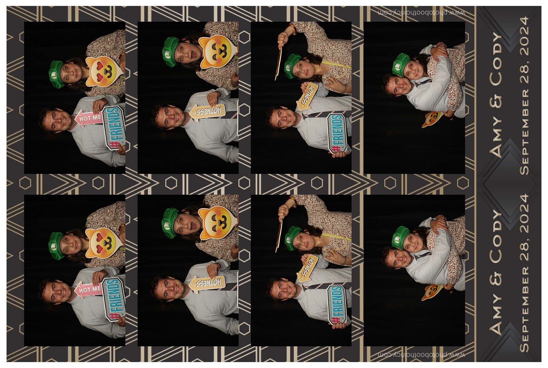 Cody & Amy Saraco-Polner  | View more photos from the event at gallery.photoboothcincy.com/u/PhotoBoothCincy/Cody-Amy-Saraco-Polner
