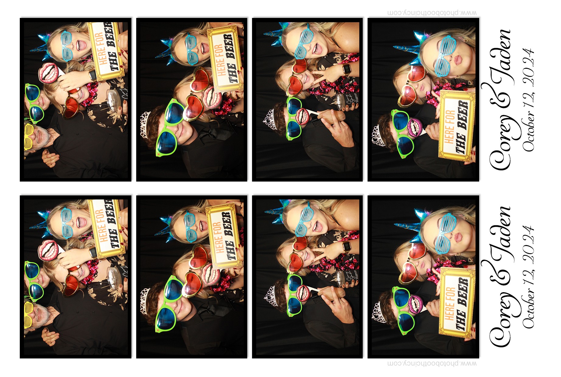 Corey & Jaden | View more photos from the event at gallery.photoboothcincy.com/u/PhotoBoothCincy/Corey-Jaden