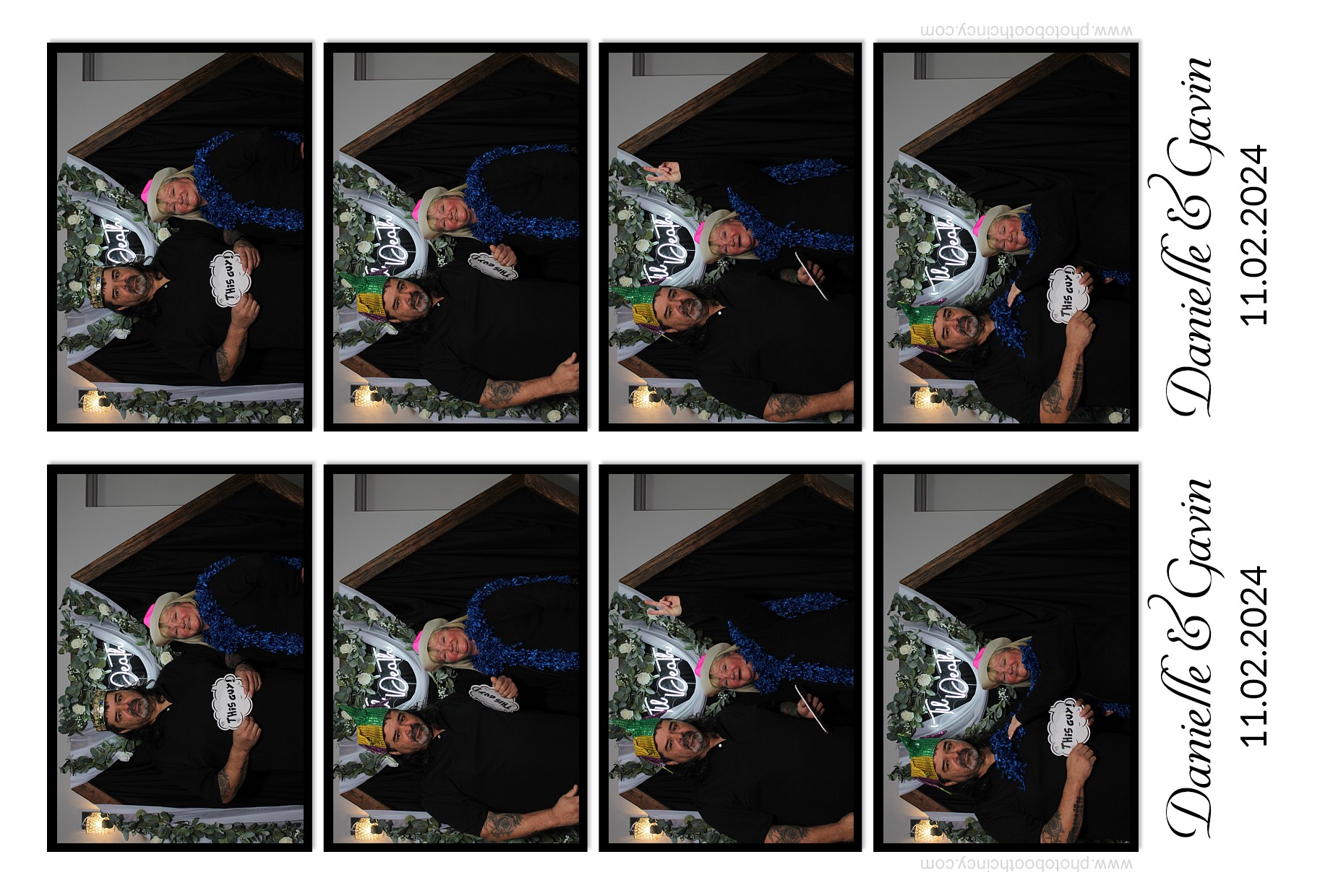 Danielle & Gavin | View more photos from the event at gallery.photoboothcincy.com/u/PhotoBoothCincy/Danielle-Gavin