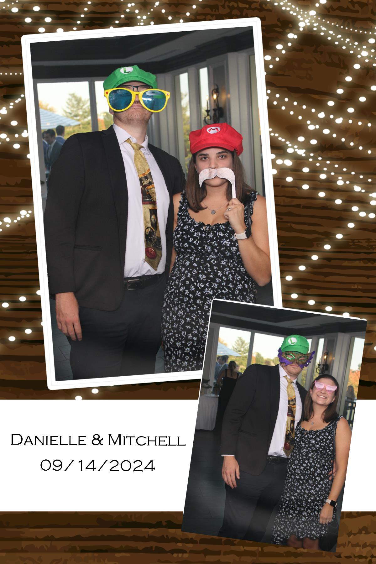 Danielle & Mitchell Eglar | View more photos from the event at gallery.photoboothcincy.com/u/PhotoBoothCincy/Danielle-Mitchell-Eglar