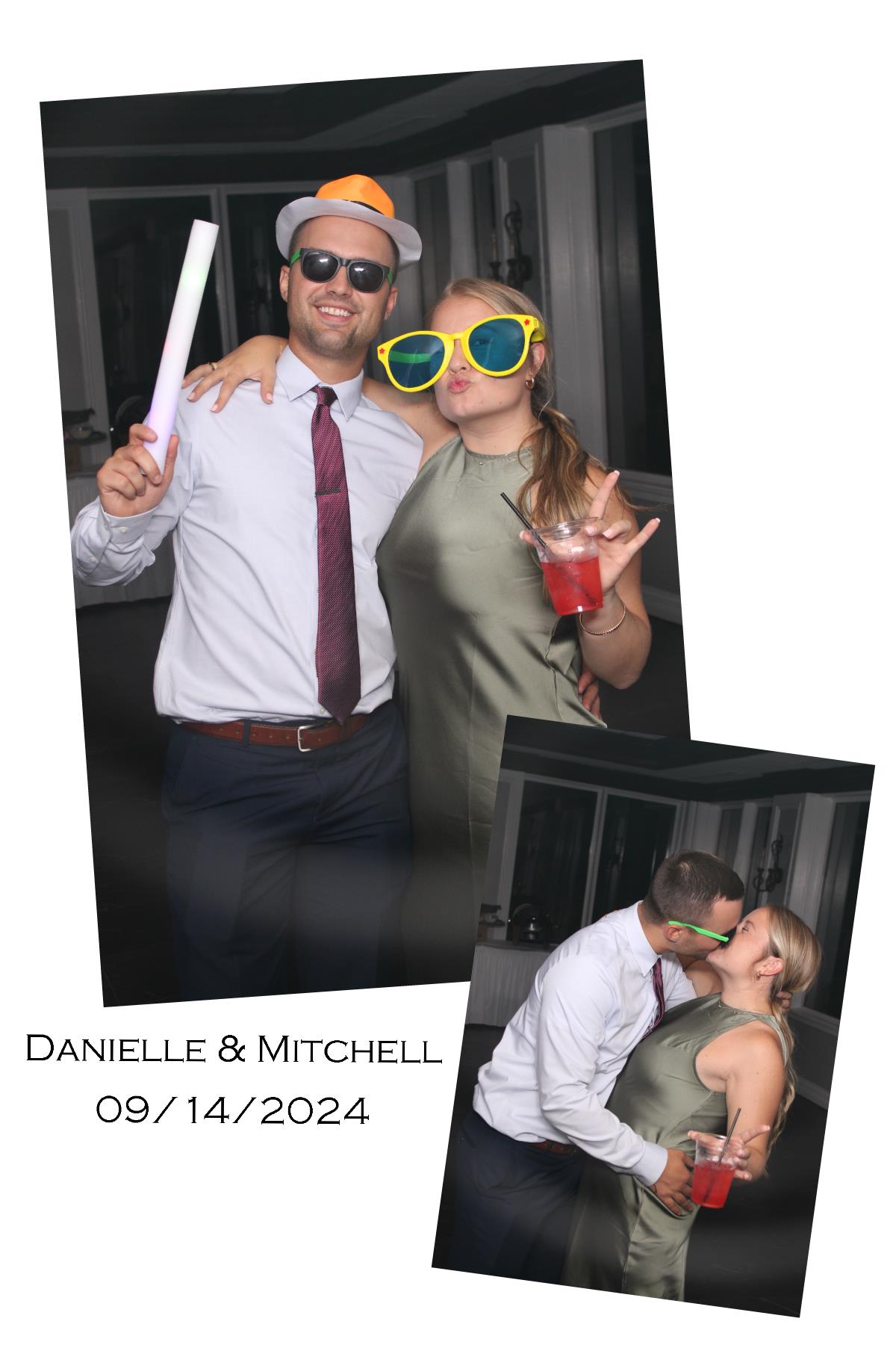 Danielle & Mitchell Eglar | View more photos from the event at gallery.photoboothcincy.com/u/PhotoBoothCincy/Danielle-Mitchell-Eglar