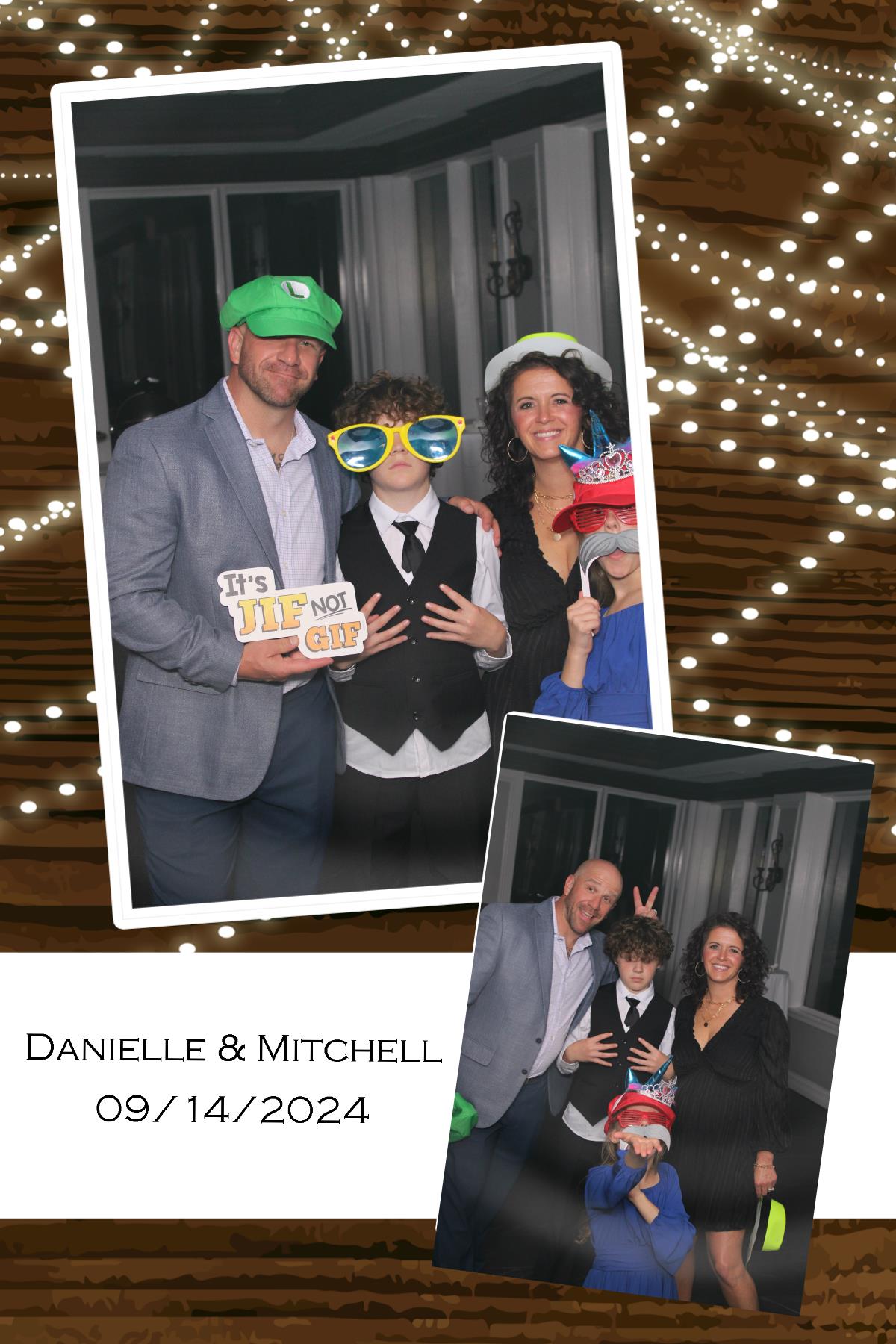 Danielle & Mitchell Eglar | View more photos from the event at gallery.photoboothcincy.com/u/PhotoBoothCincy/Danielle-Mitchell-Eglar