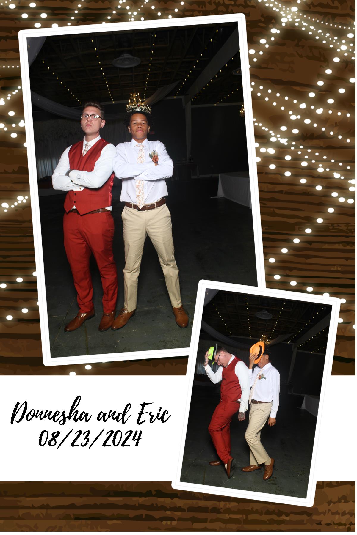 Donnesha & Eric | View more photos from the event at gallery.photoboothcincy.com/u/PhotoBoothCincy/Donnesha-Eric