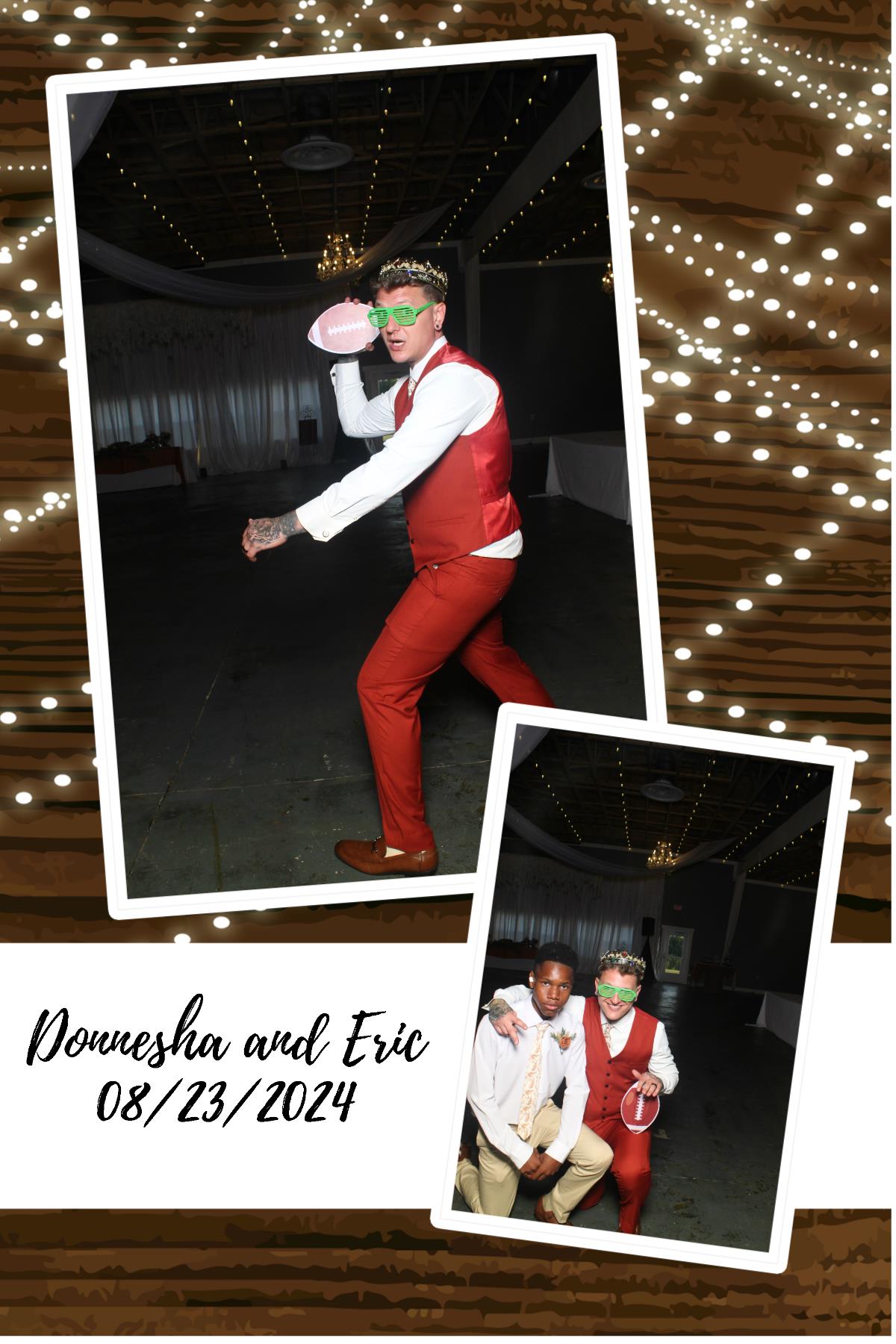 Donnesha & Eric | View more photos from the event at gallery.photoboothcincy.com/u/PhotoBoothCincy/Donnesha-Eric