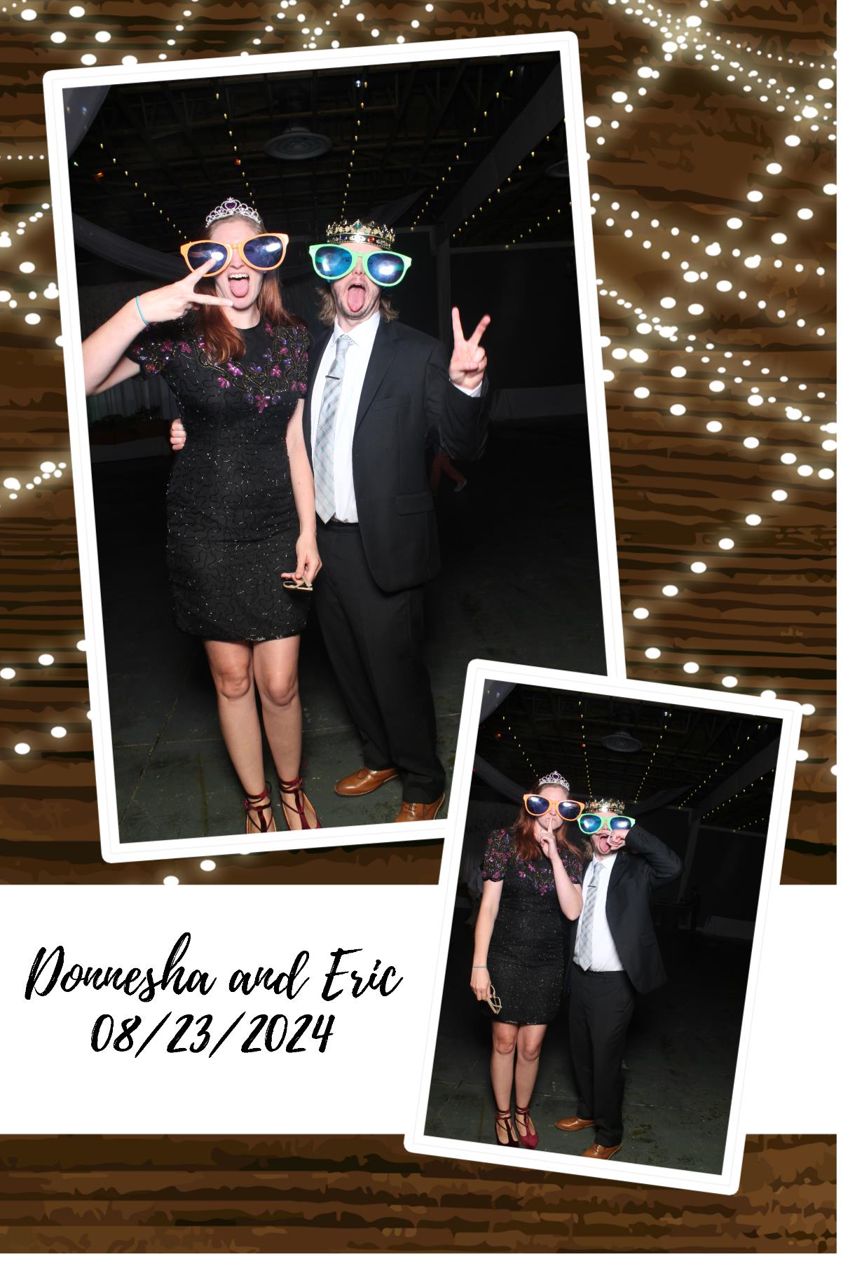 Donnesha & Eric | View more photos from the event at gallery.photoboothcincy.com/u/PhotoBoothCincy/Donnesha-Eric