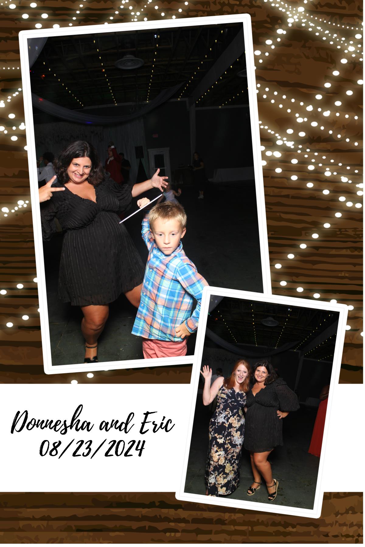 Donnesha & Eric | View more photos from the event at gallery.photoboothcincy.com/u/PhotoBoothCincy/Donnesha-Eric