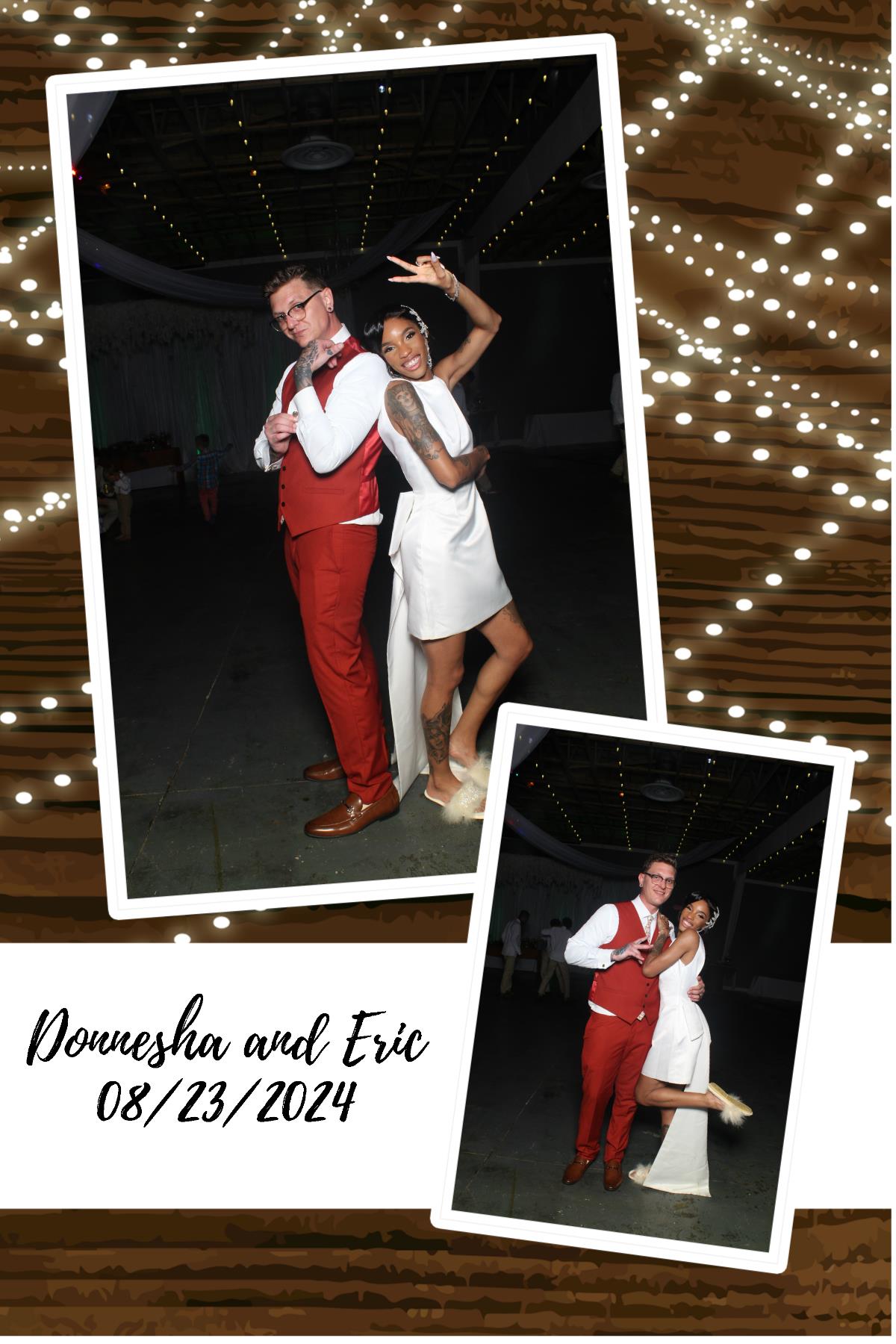 Donnesha & Eric | View more photos from the event at gallery.photoboothcincy.com/u/PhotoBoothCincy/Donnesha-Eric