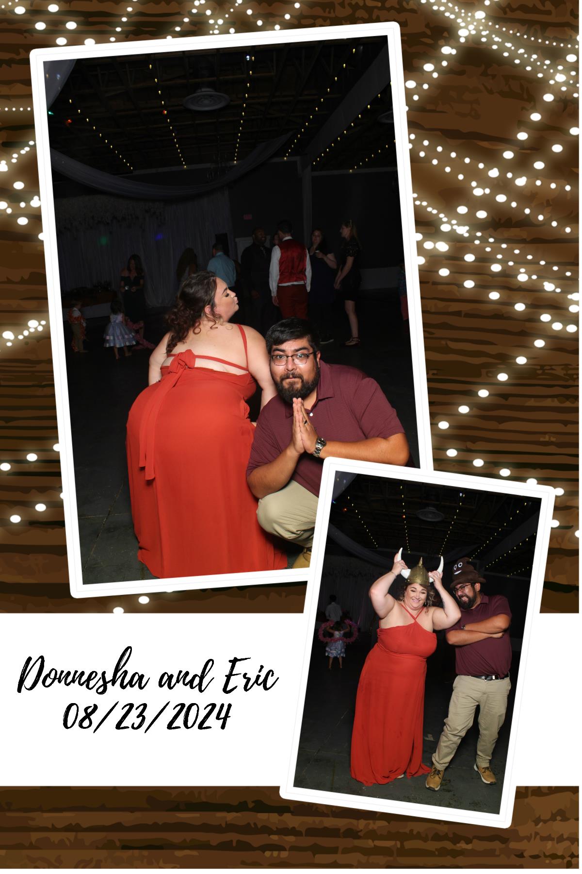 Donnesha & Eric | View more photos from the event at gallery.photoboothcincy.com/u/PhotoBoothCincy/Donnesha-Eric