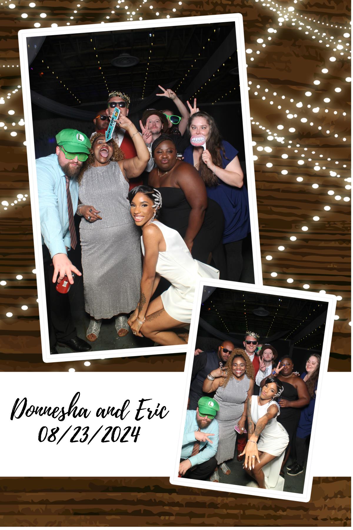 Donnesha & Eric | View more photos from the event at gallery.photoboothcincy.com/u/PhotoBoothCincy/Donnesha-Eric