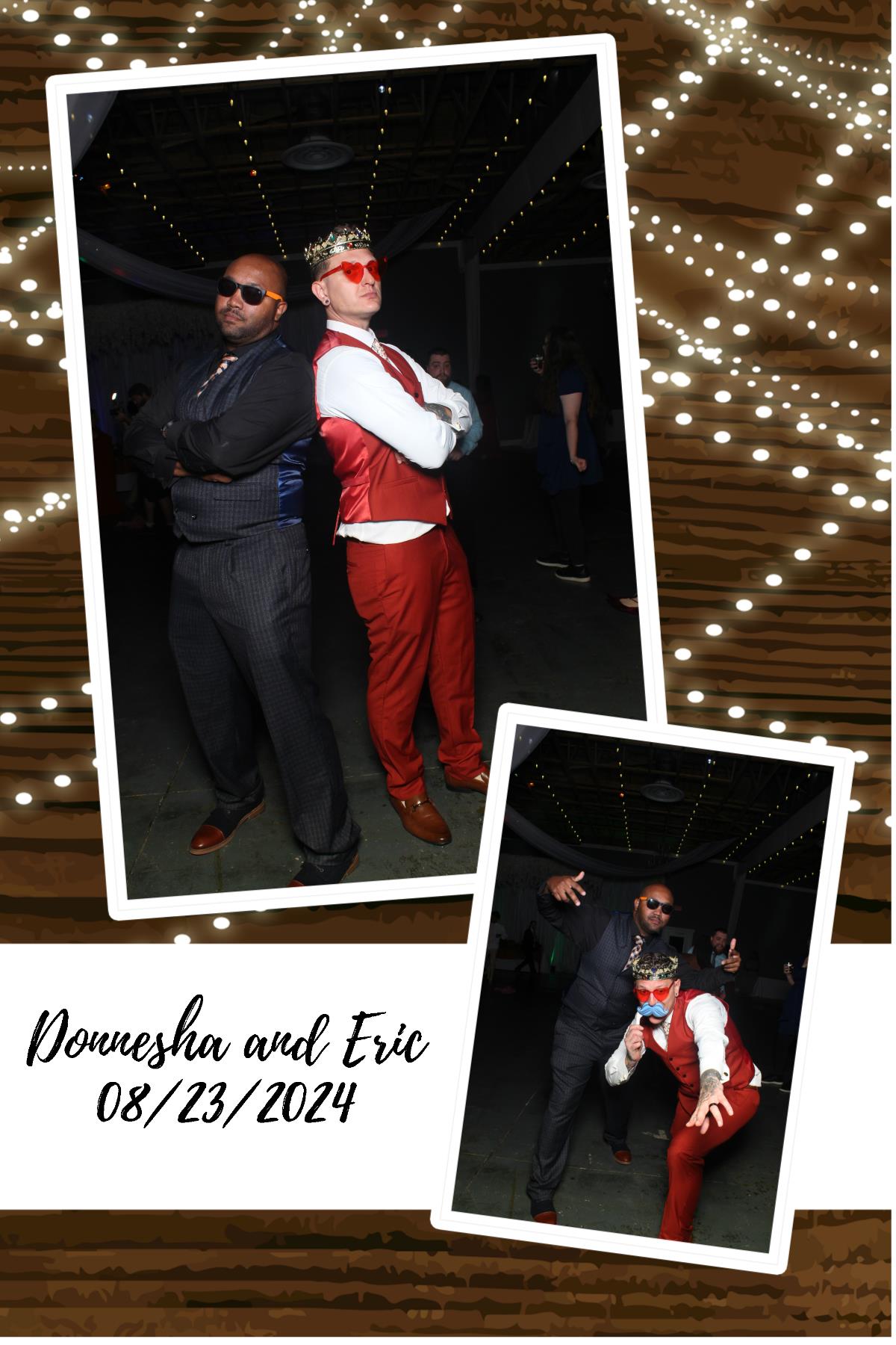 Donnesha & Eric | View more photos from the event at gallery.photoboothcincy.com/u/PhotoBoothCincy/Donnesha-Eric