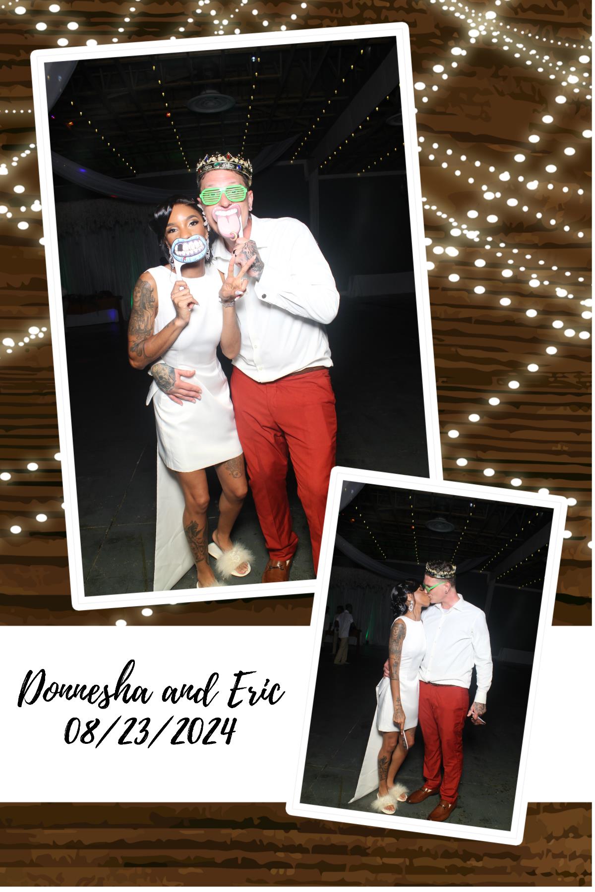 Donnesha & Eric | View more photos from the event at gallery.photoboothcincy.com/u/PhotoBoothCincy/Donnesha-Eric