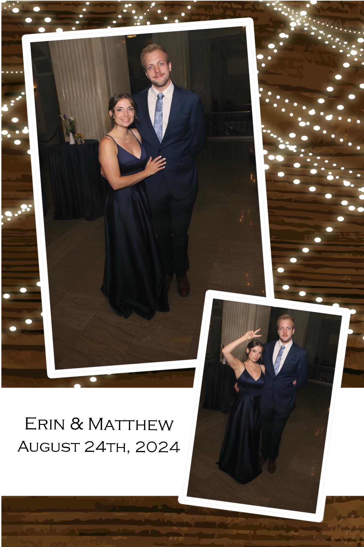 Erin & Matt  | View more photos from the event at gallery.photoboothcincy.com/u/PhotoBoothCincy/Erin-Matt