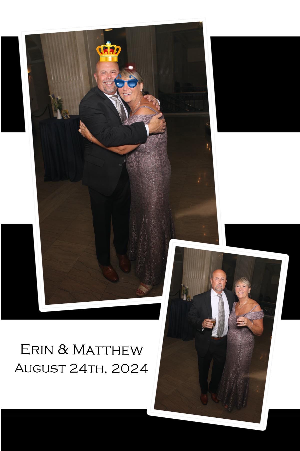 Erin & Matt  | View more photos from the event at gallery.photoboothcincy.com/u/PhotoBoothCincy/Erin-Matt