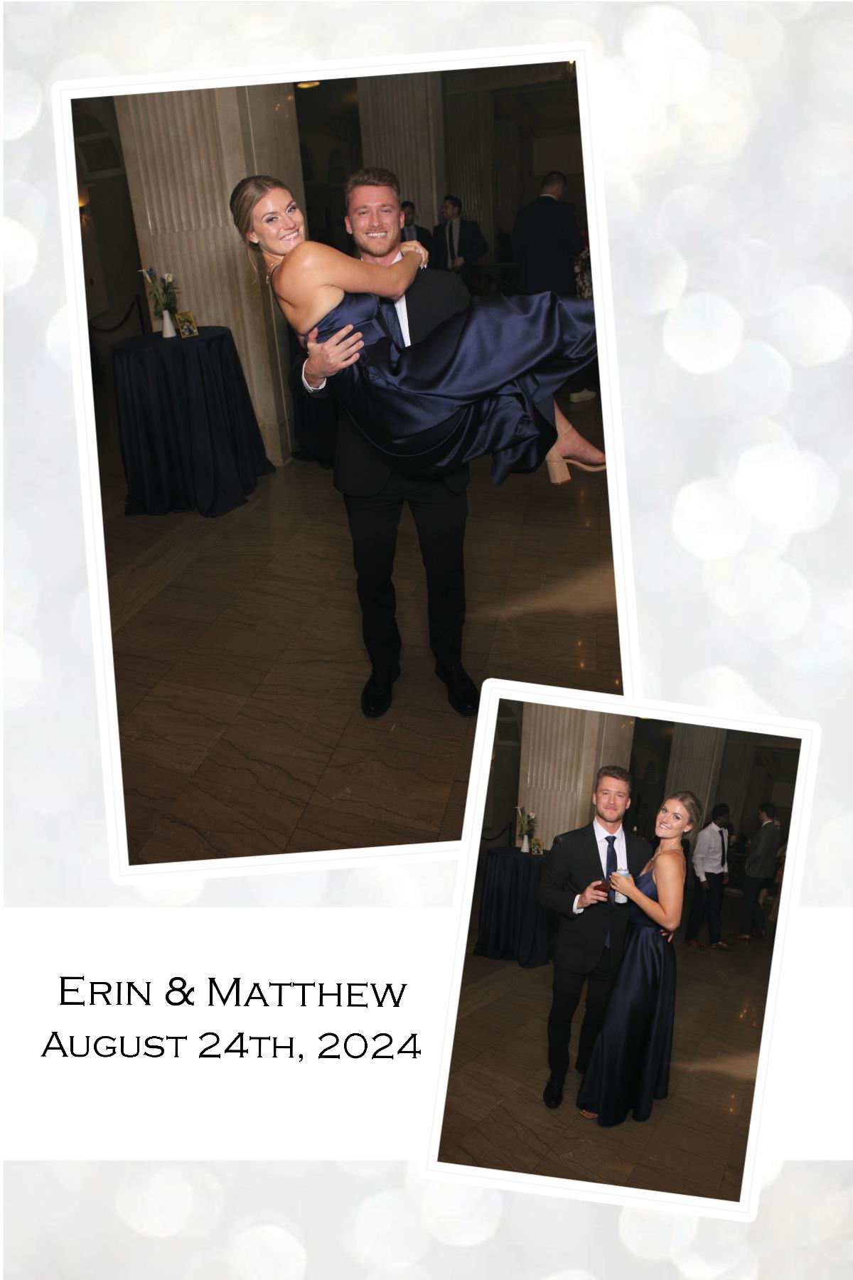 Erin & Matt  | View more photos from the event at gallery.photoboothcincy.com/u/PhotoBoothCincy/Erin-Matt