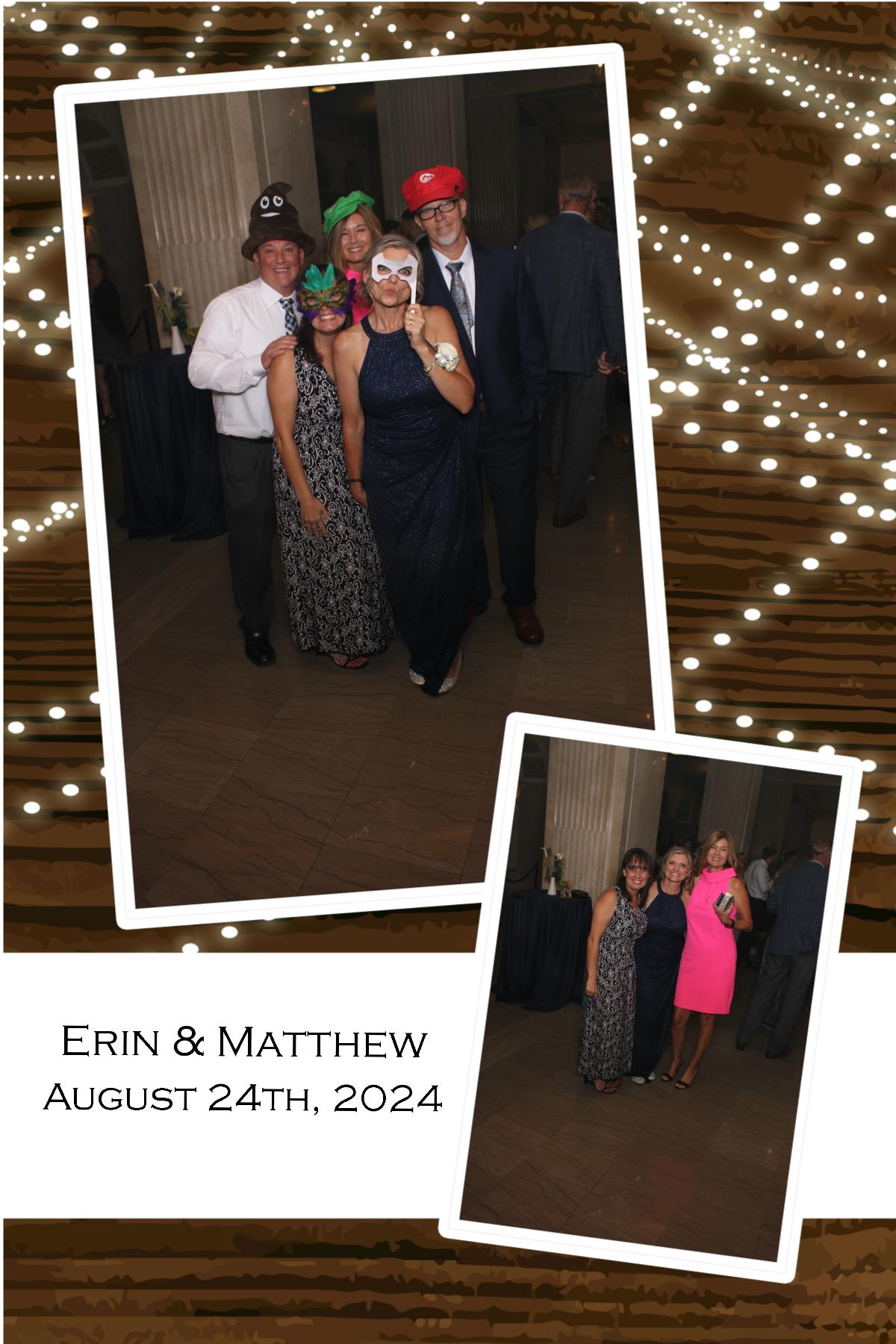 Erin & Matt  | View more photos from the event at gallery.photoboothcincy.com/u/PhotoBoothCincy/Erin-Matt