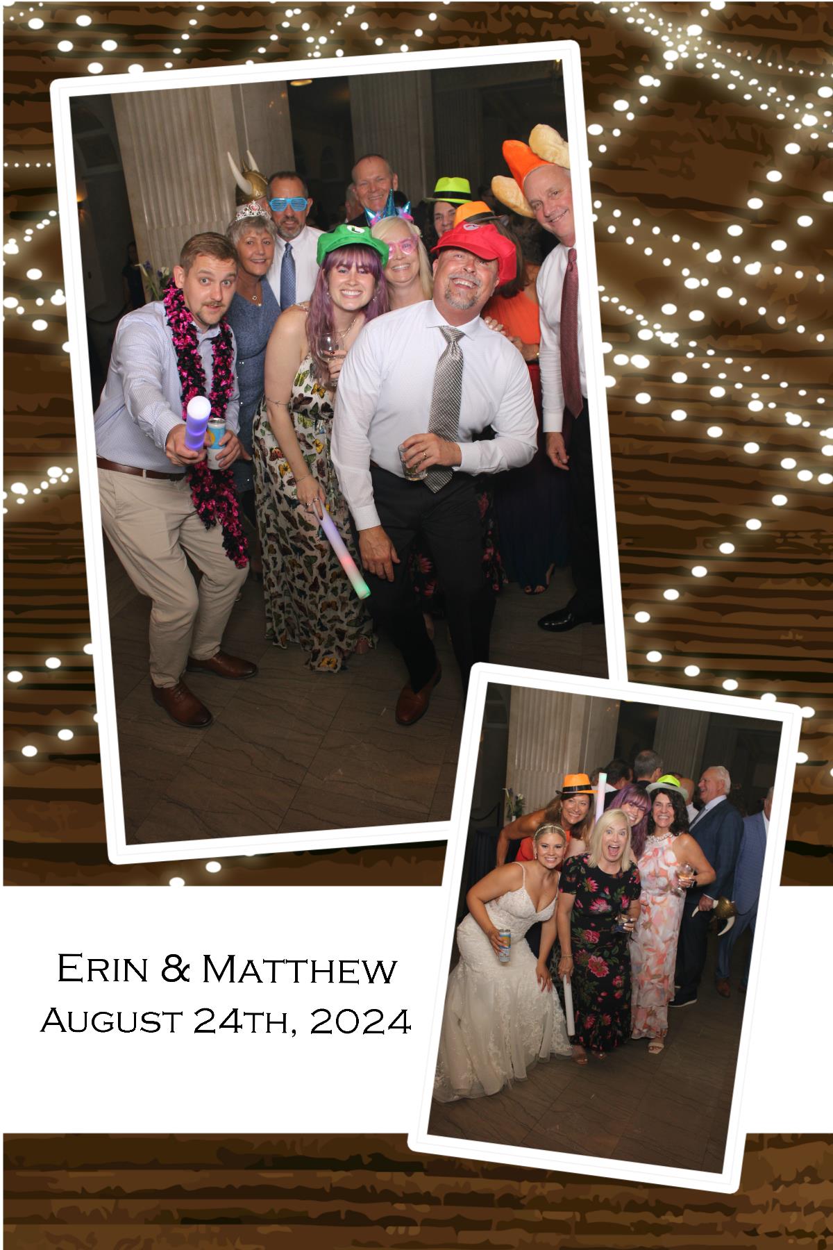 Erin & Matt  | View more photos from the event at gallery.photoboothcincy.com/u/PhotoBoothCincy/Erin-Matt