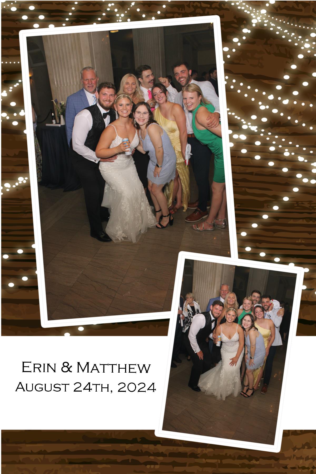 Erin & Matt  | View more photos from the event at gallery.photoboothcincy.com/u/PhotoBoothCincy/Erin-Matt