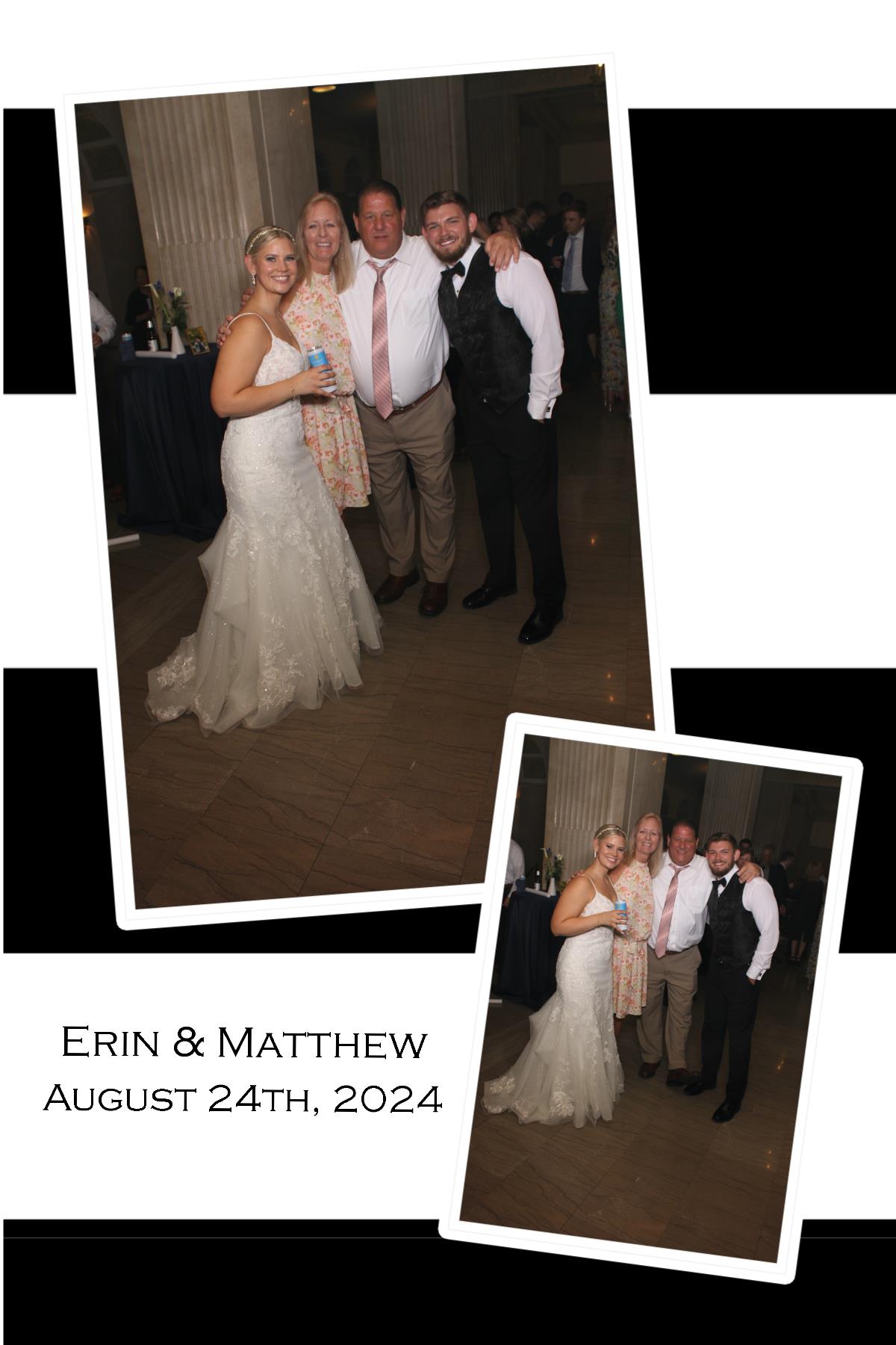 Erin & Matt  | View more photos from the event at gallery.photoboothcincy.com/u/PhotoBoothCincy/Erin-Matt