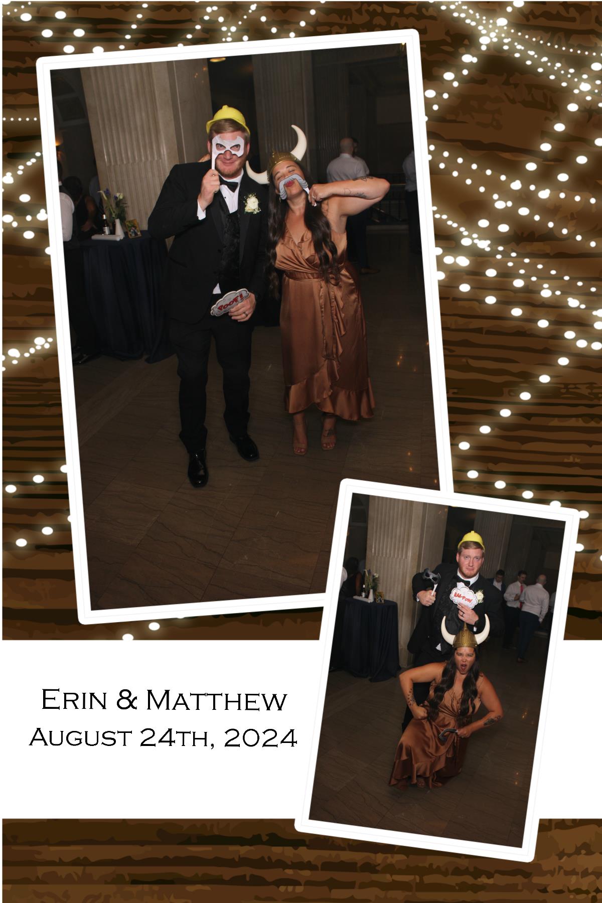 Erin & Matt  | View more photos from the event at gallery.photoboothcincy.com/u/PhotoBoothCincy/Erin-Matt