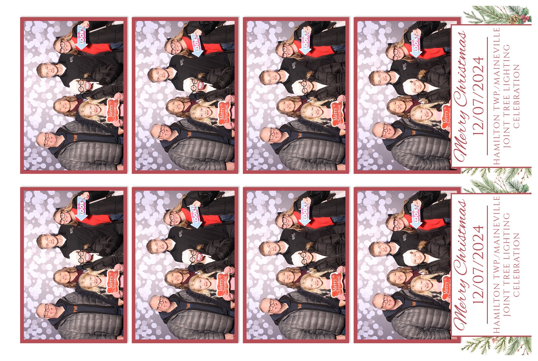 Hamilton TWP. Maineville Joint Tree Lighting | View more photos from the event at gallery.photoboothcincy.com/u/PhotoBoothCincy/Hamilton-TWP-Maineville-Joint-Tree-Lighting