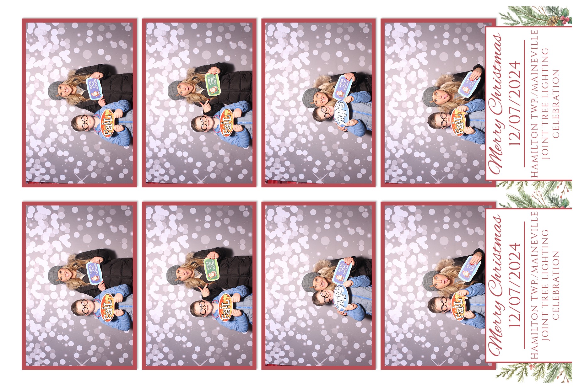 Hamilton TWP. Maineville Joint Tree Lighting | View more photos from the event at gallery.photoboothcincy.com/u/PhotoBoothCincy/Hamilton-TWP-Maineville-Joint-Tree-Lighting