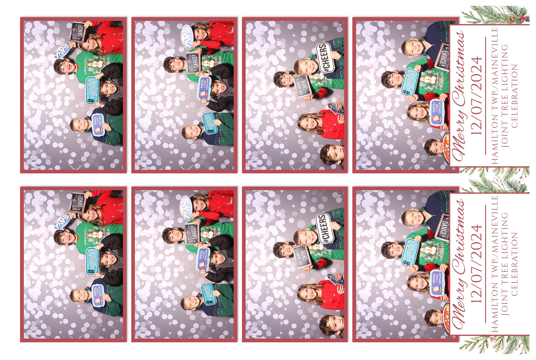 Hamilton TWP. Maineville Joint Tree Lighting | View more photos from the event at gallery.photoboothcincy.com/u/PhotoBoothCincy/Hamilton-TWP-Maineville-Joint-Tree-Lighting