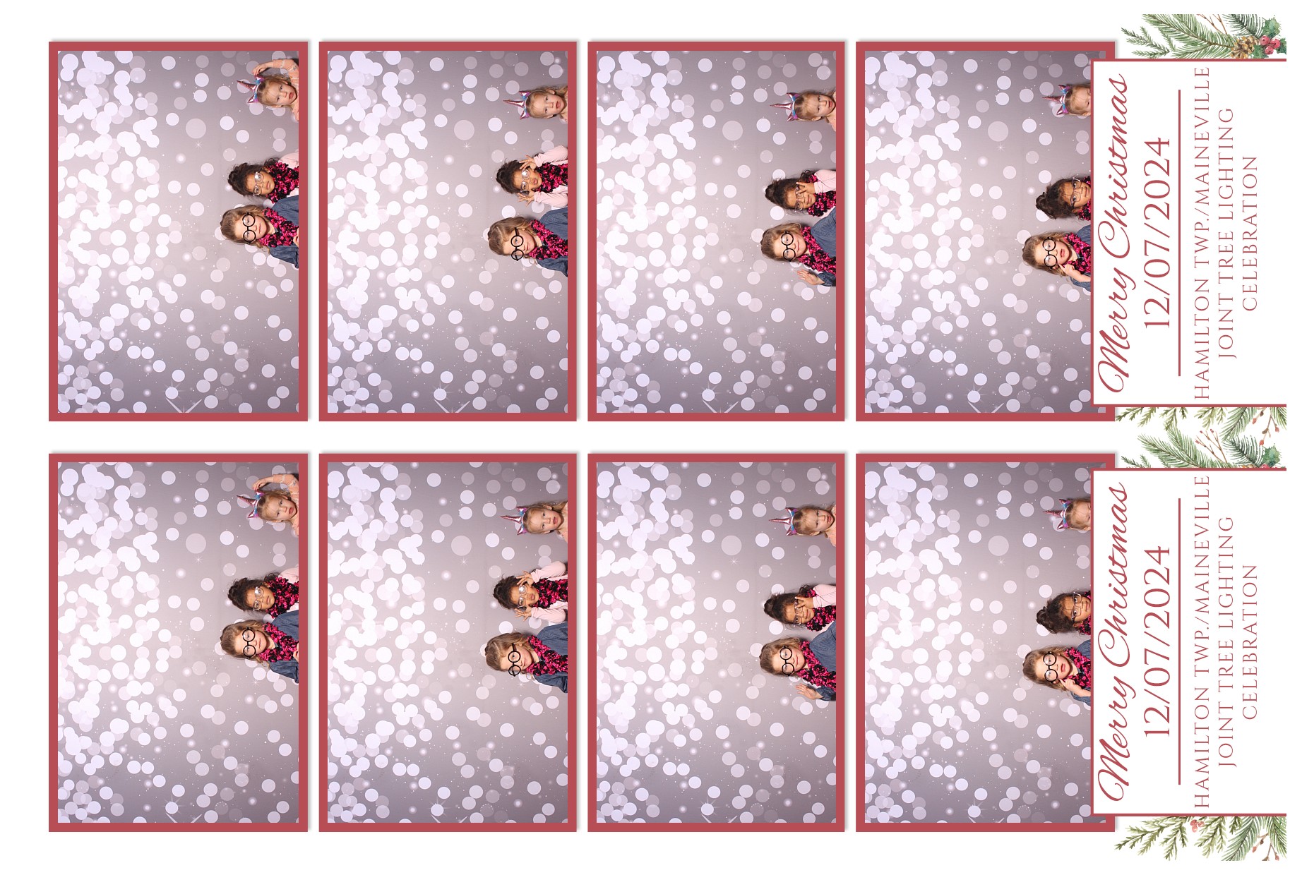 Hamilton TWP. Maineville Joint Tree Lighting | View more photos from the event at gallery.photoboothcincy.com/u/PhotoBoothCincy/Hamilton-TWP-Maineville-Joint-Tree-Lighting