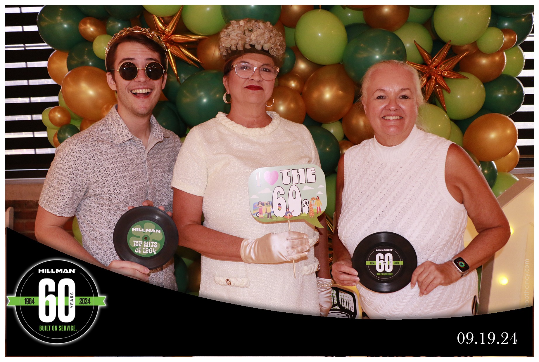 Hillman 60th Anniversary | View more photos from the event at gallery.photoboothcincy.com/u/PhotoBoothCincy/Hillman-60th-Anniversary