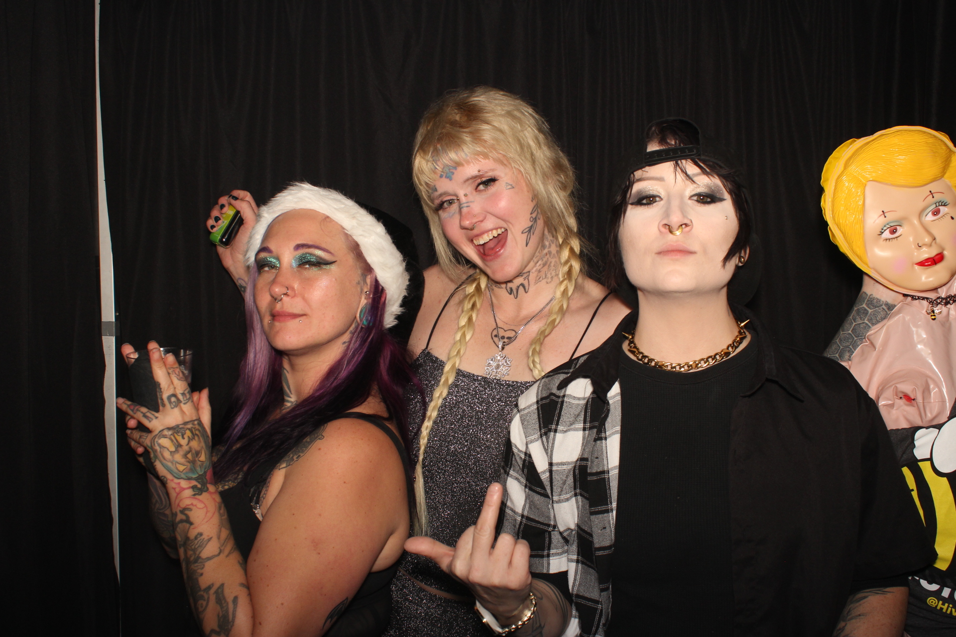 Hive Tattoo Holiday Party | View more photos from the event at gallery.photoboothcincy.com/u/PhotoBoothCincy/Hive-Tattoo-Holiday-Party