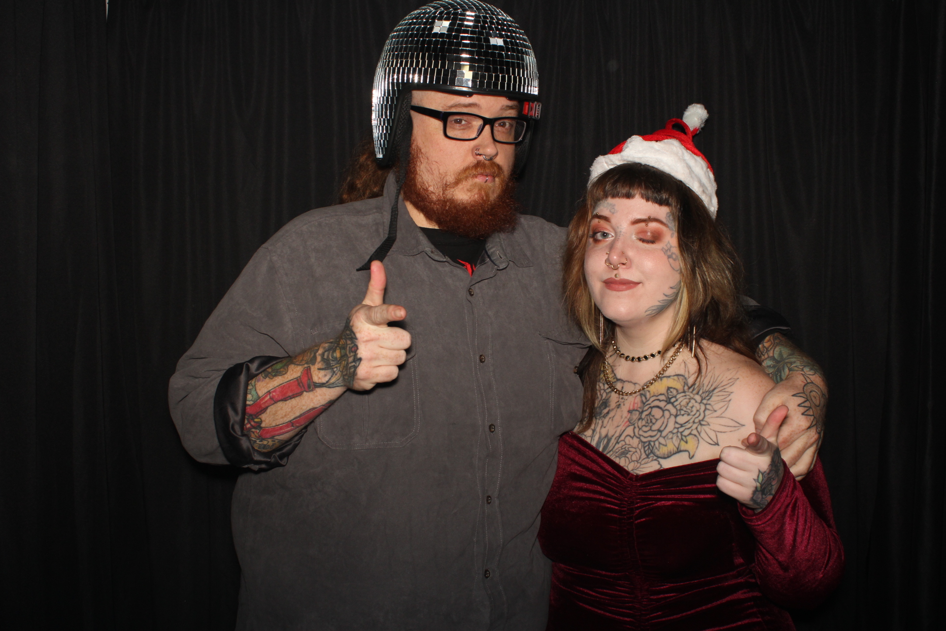 Hive Tattoo Holiday Party | View more photos from the event at gallery.photoboothcincy.com/u/PhotoBoothCincy/Hive-Tattoo-Holiday-Party