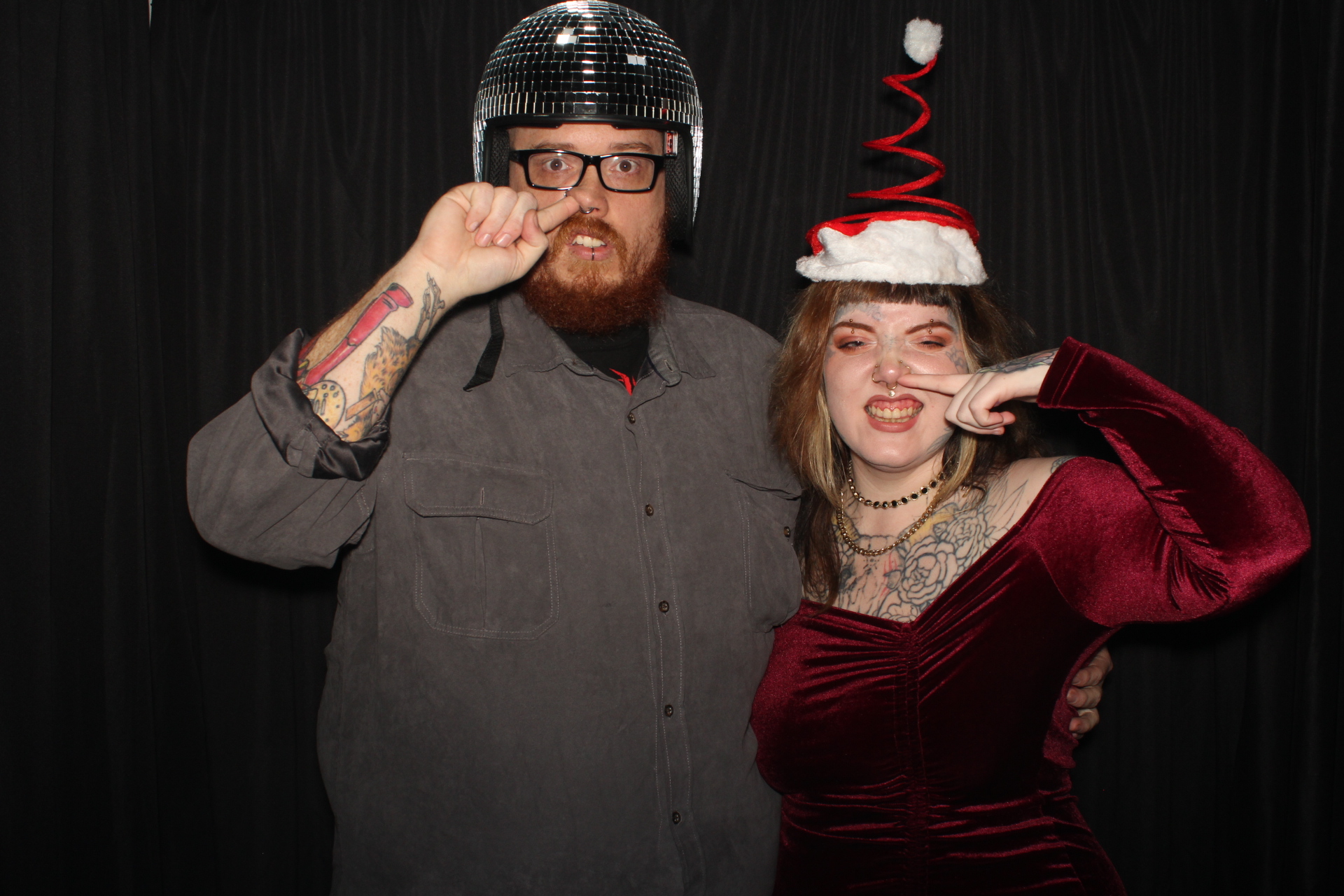 Hive Tattoo Holiday Party | View more photos from the event at gallery.photoboothcincy.com/u/PhotoBoothCincy/Hive-Tattoo-Holiday-Party