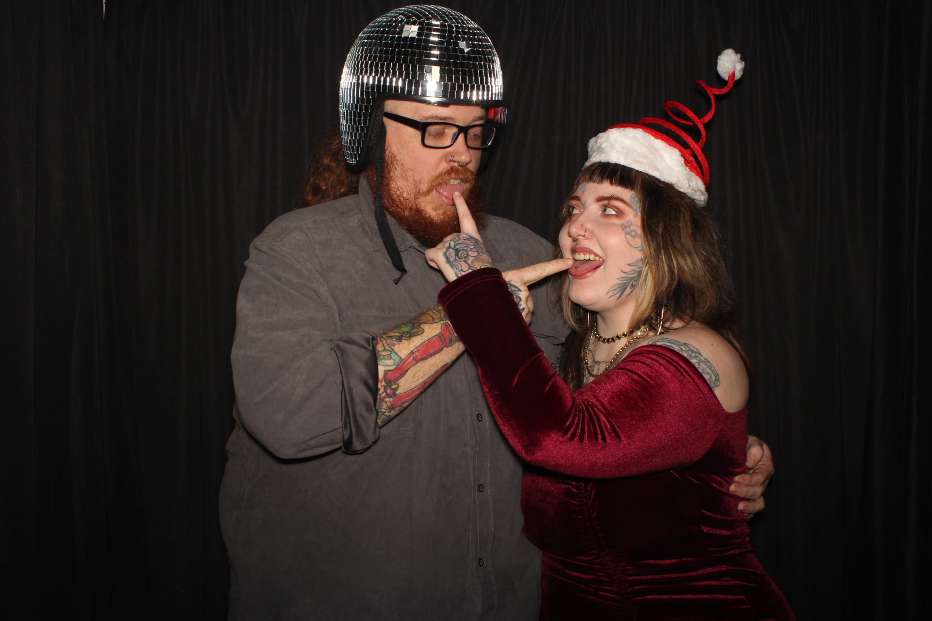 Hive Tattoo Holiday Party | View more photos from the event at gallery.photoboothcincy.com/u/PhotoBoothCincy/Hive-Tattoo-Holiday-Party