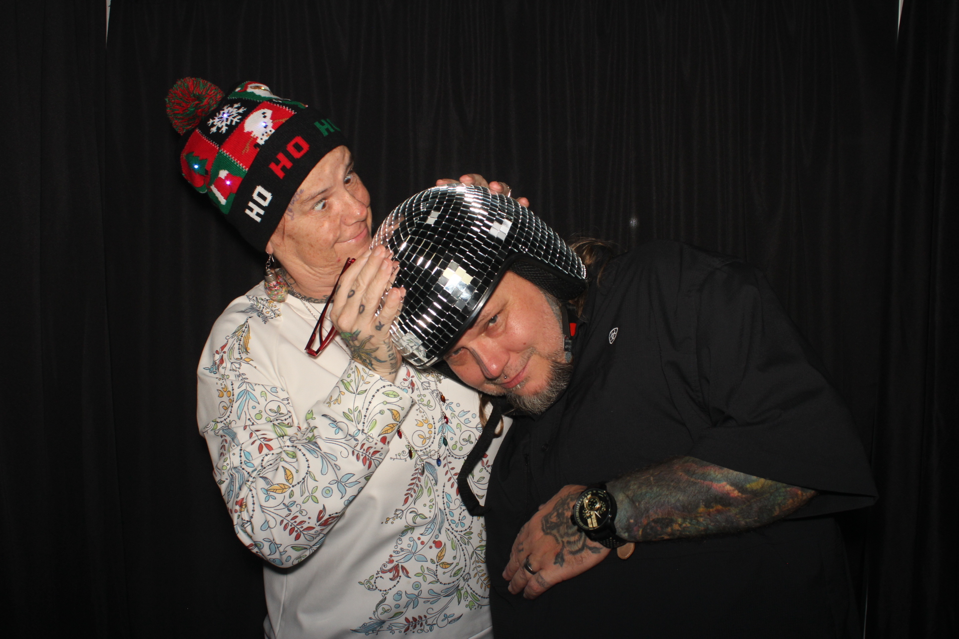 Hive Tattoo Holiday Party | View more photos from the event at gallery.photoboothcincy.com/u/PhotoBoothCincy/Hive-Tattoo-Holiday-Party