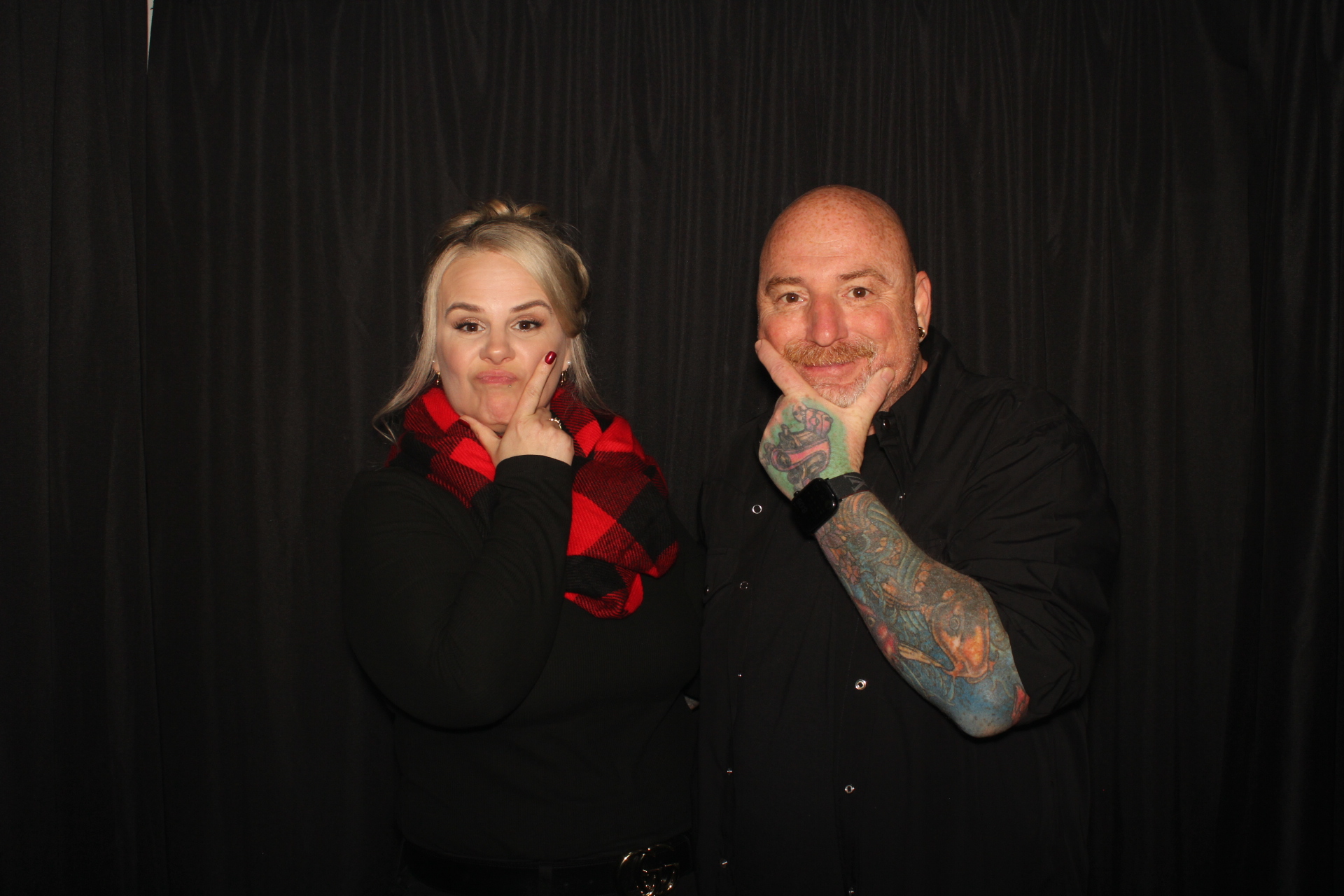 Hive Tattoo Holiday Party | View more photos from the event at gallery.photoboothcincy.com/u/PhotoBoothCincy/Hive-Tattoo-Holiday-Party