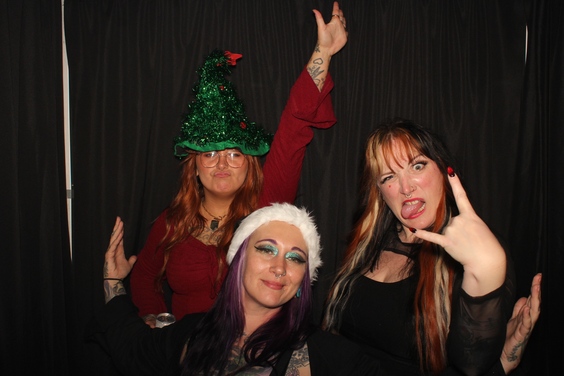 Hive Tattoo Holiday Party | View more photos from the event at gallery.photoboothcincy.com/u/PhotoBoothCincy/Hive-Tattoo-Holiday-Party