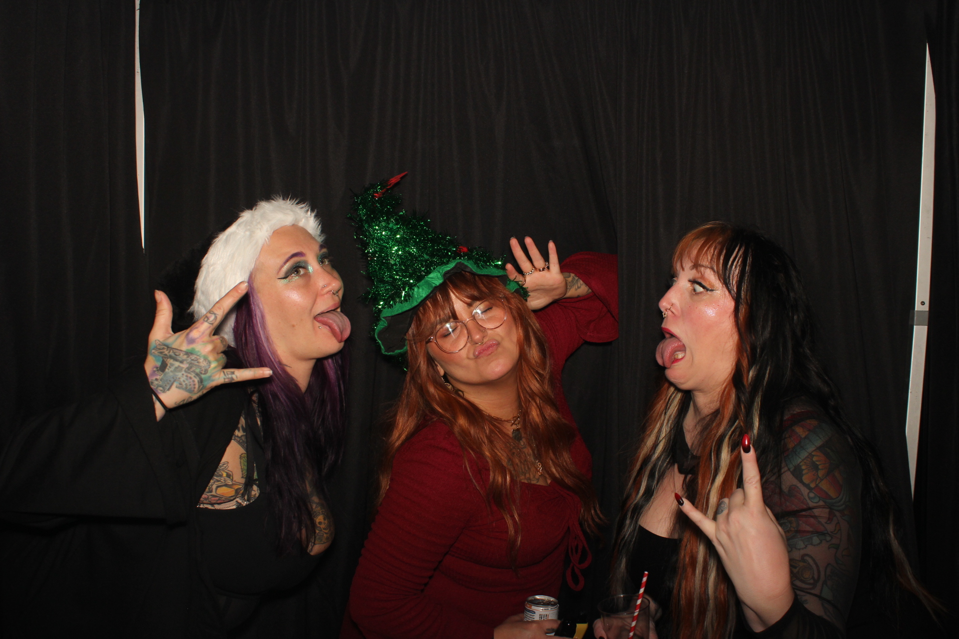 Hive Tattoo Holiday Party | View more photos from the event at gallery.photoboothcincy.com/u/PhotoBoothCincy/Hive-Tattoo-Holiday-Party
