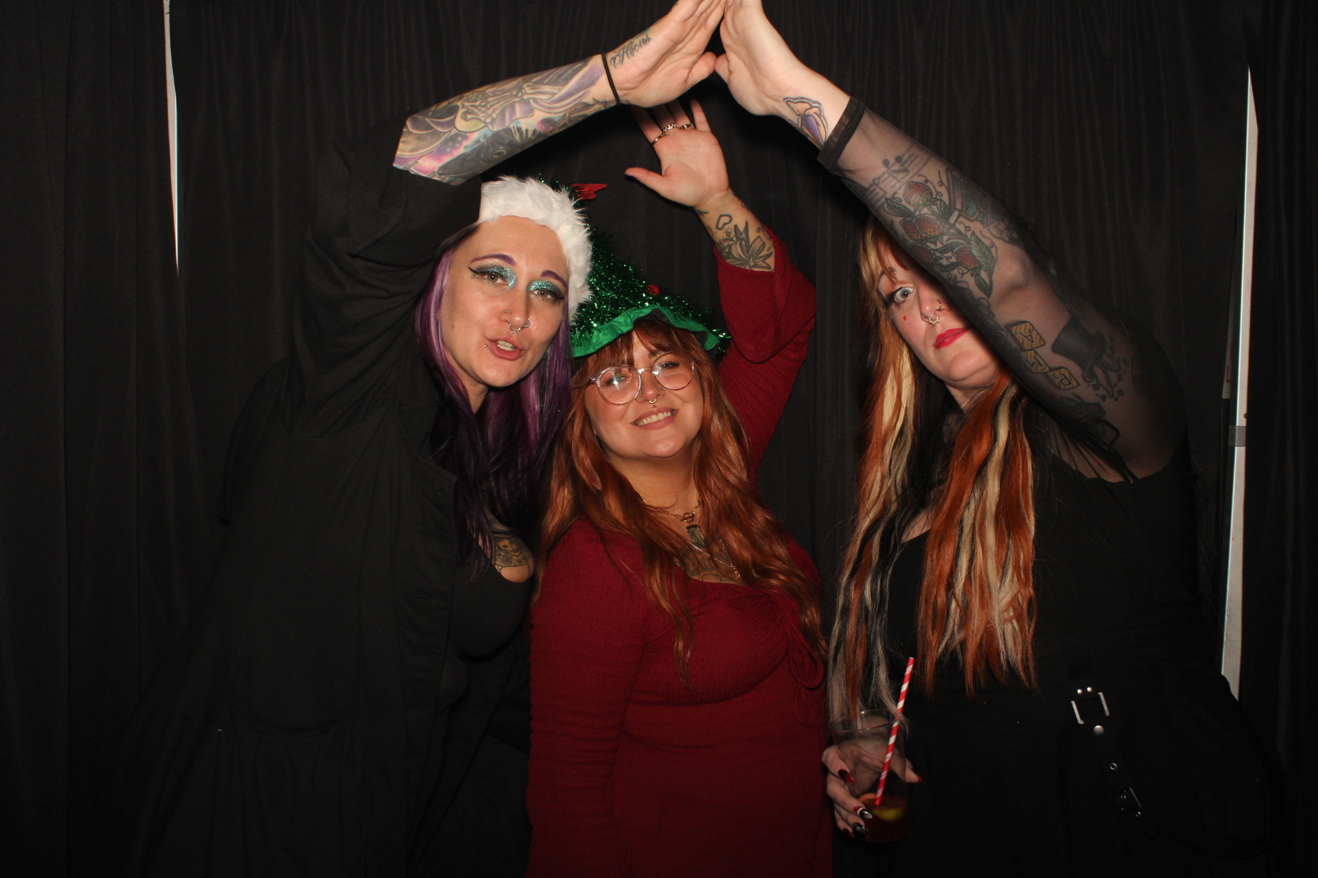 Hive Tattoo Holiday Party | View more photos from the event at gallery.photoboothcincy.com/u/PhotoBoothCincy/Hive-Tattoo-Holiday-Party